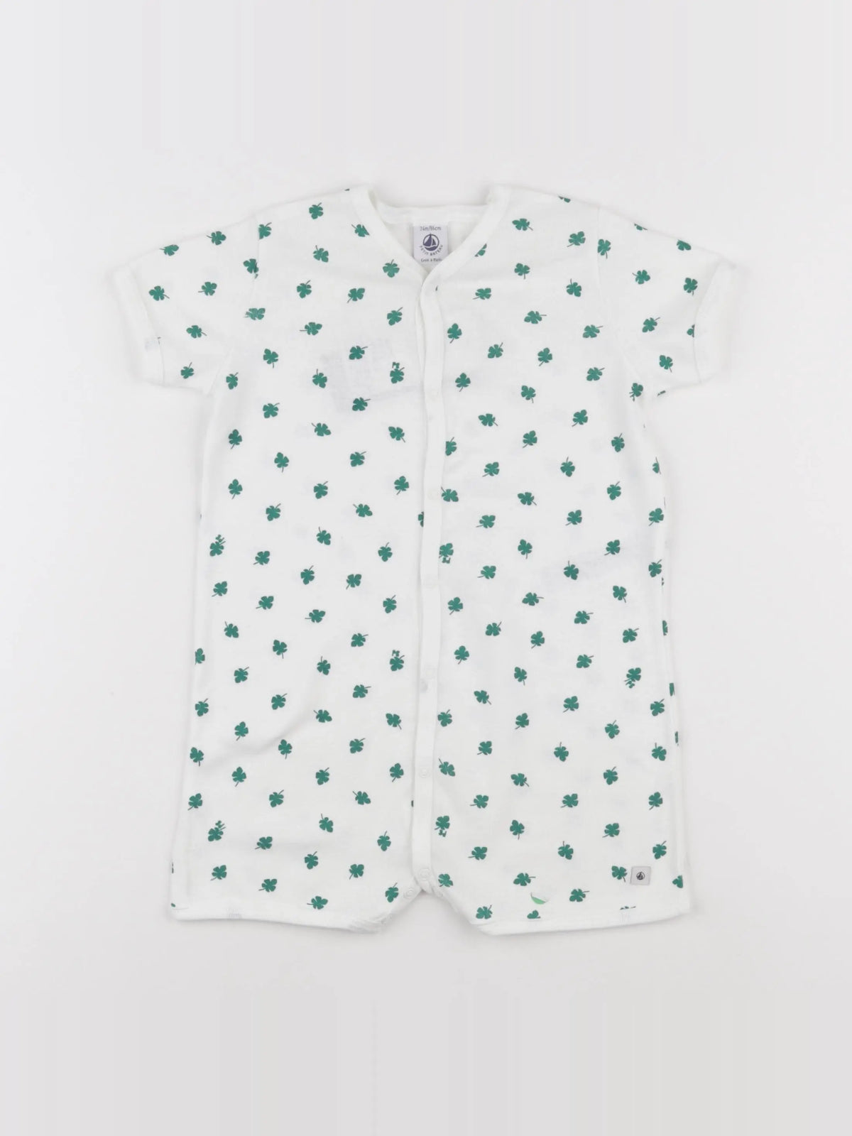 Petit Bateau - combinaison vert (état neuf) - 6 mois