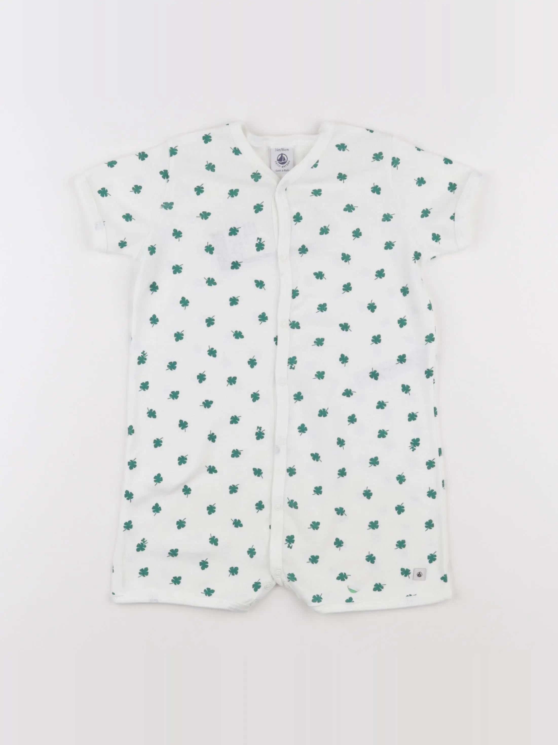 Petit Bateau - combinaison vert (état neuf) - 6 mois