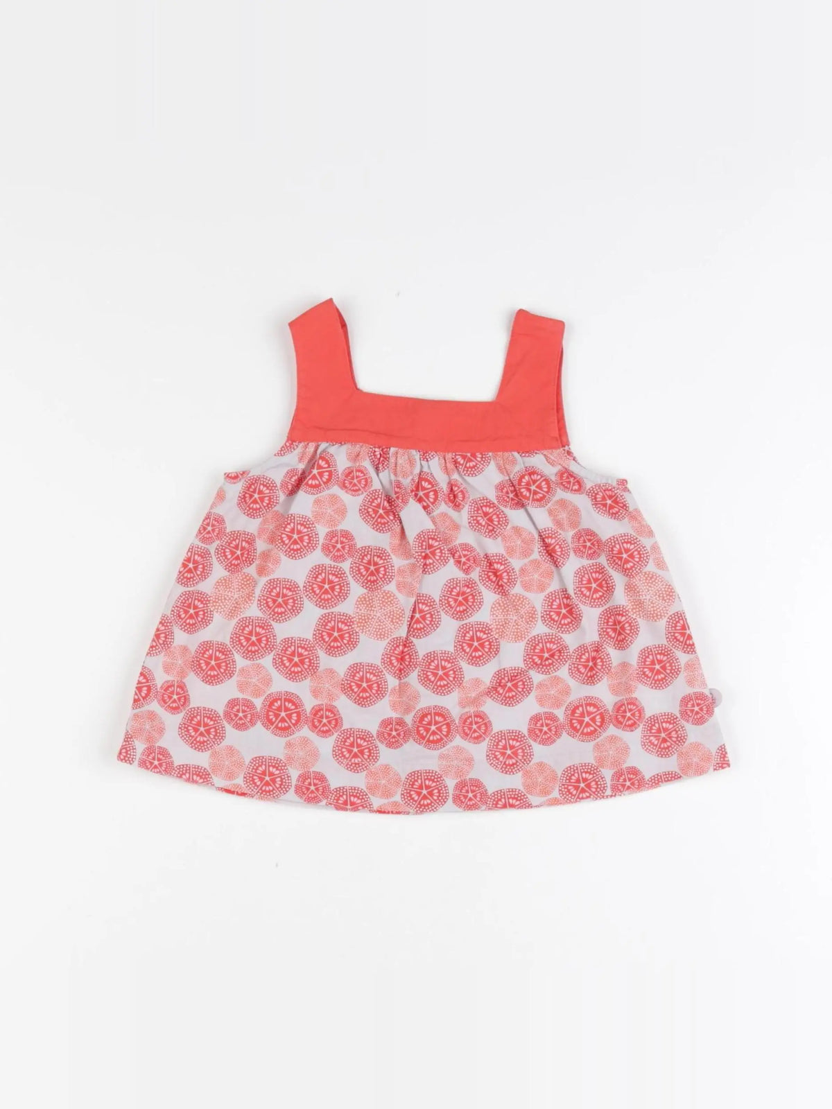 Obaïbi - blouse orange - 6 mois