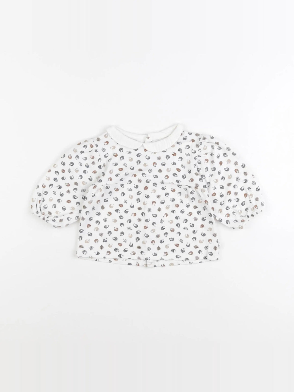 Obaïbi - tee-shirt beige - 6 mois