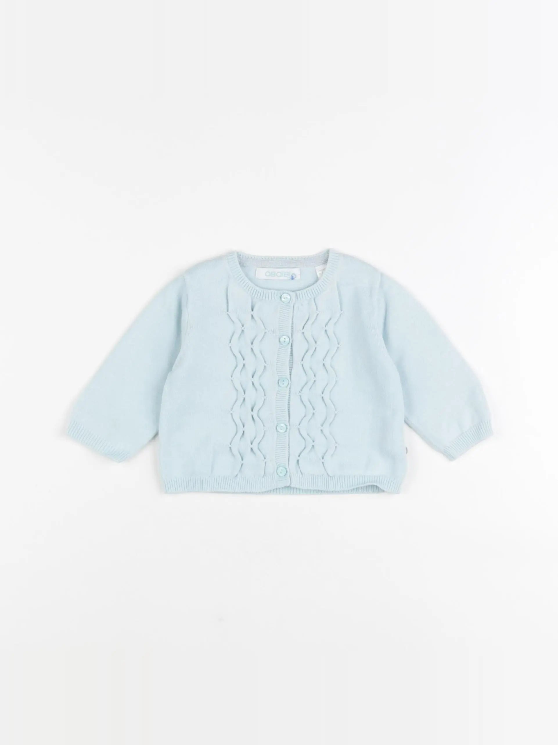 Obaïbi - gilet bleu - 3 mois