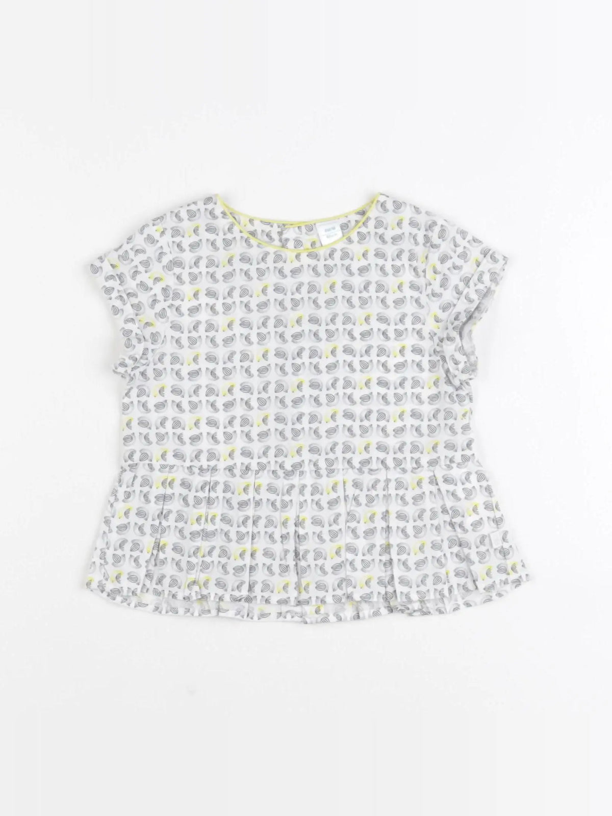 Obaïbi - blouse gris - 6 mois