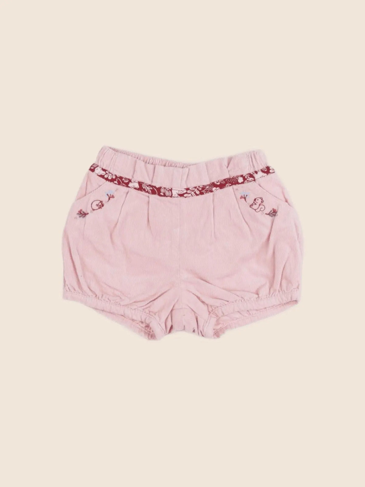 Sergent Major - short rose - 6 mois