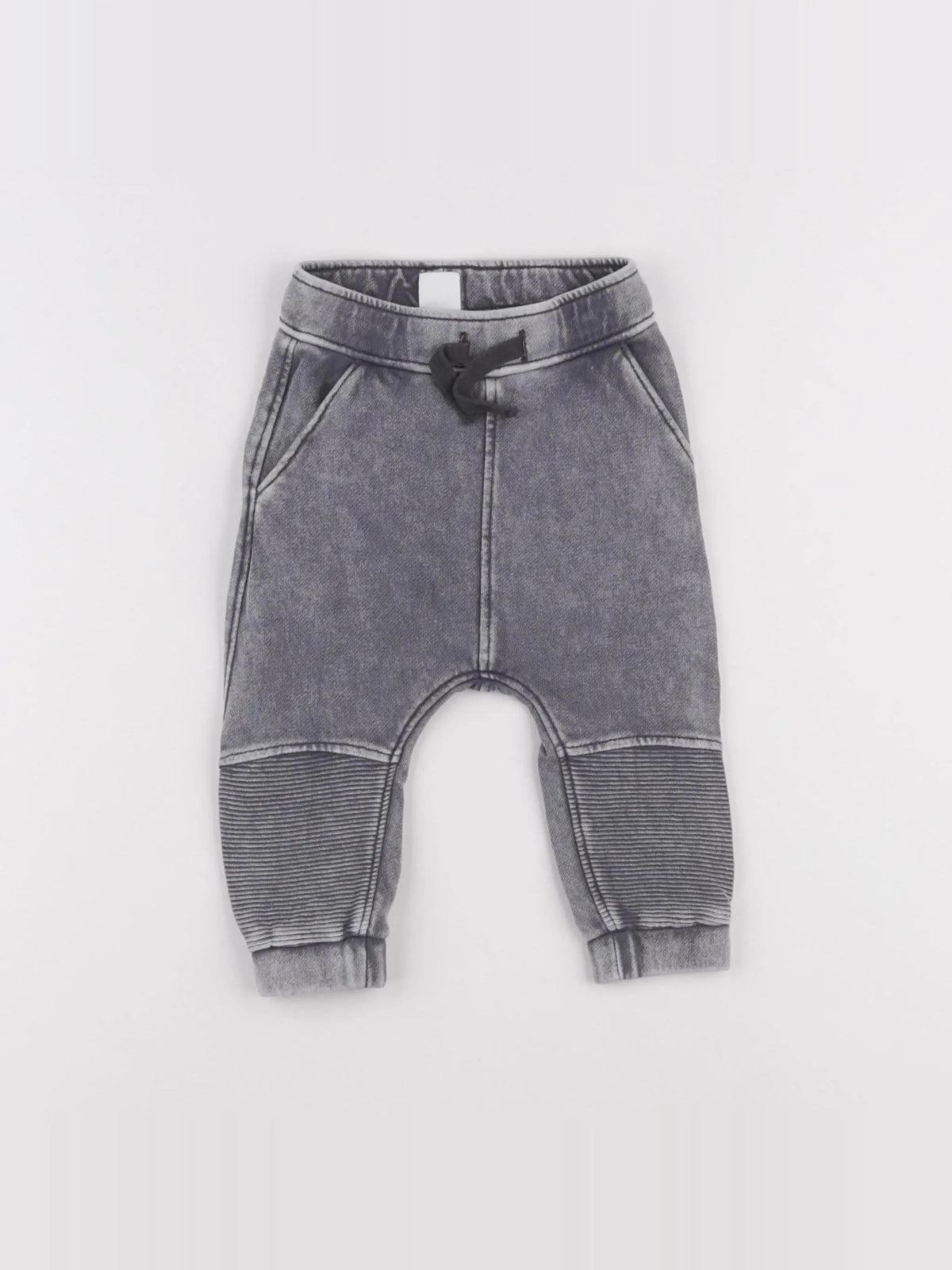 H&M - pantalon gris - 6/9 mois