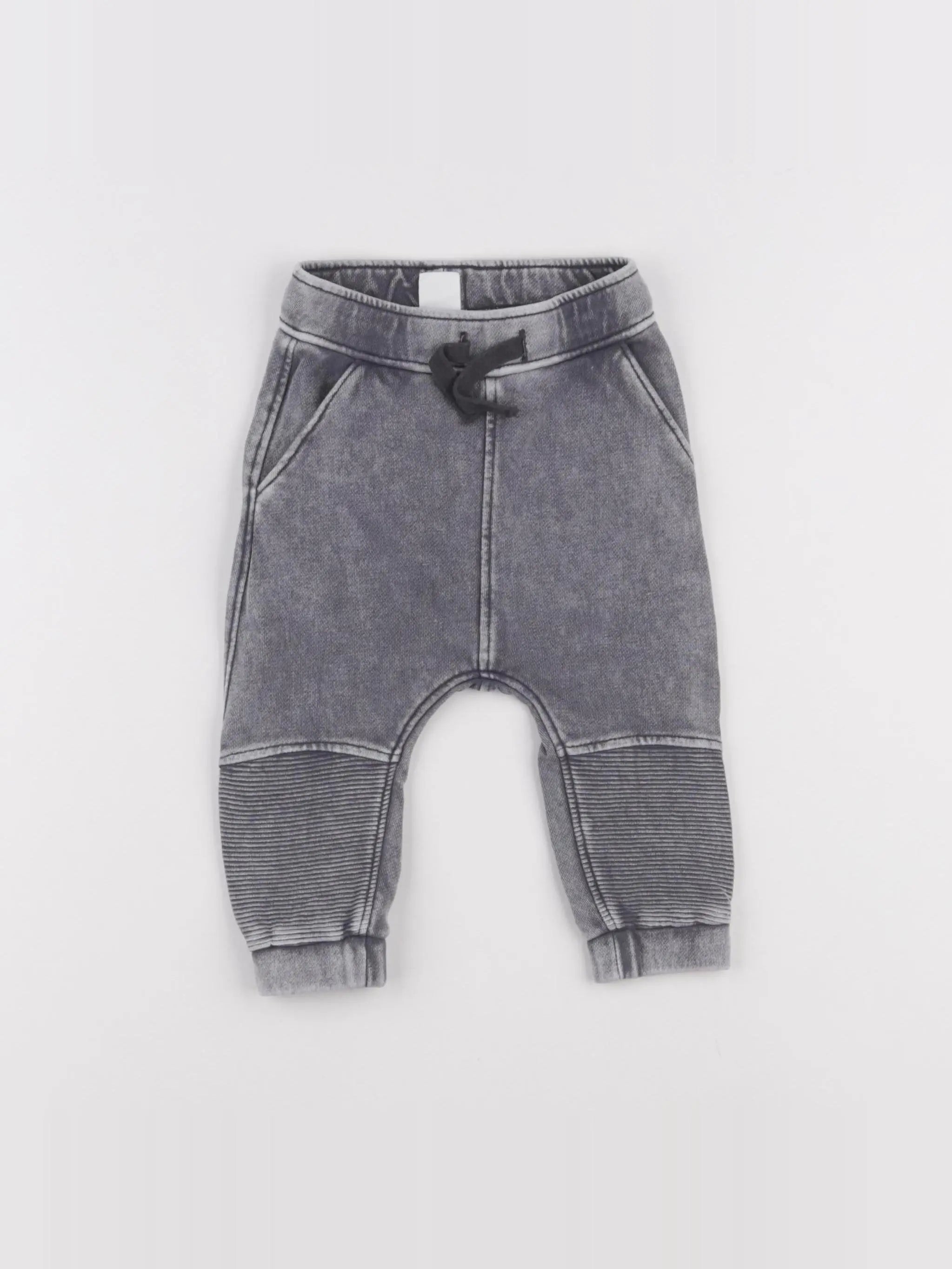 H&M - pantalon gris - 6/9 mois
