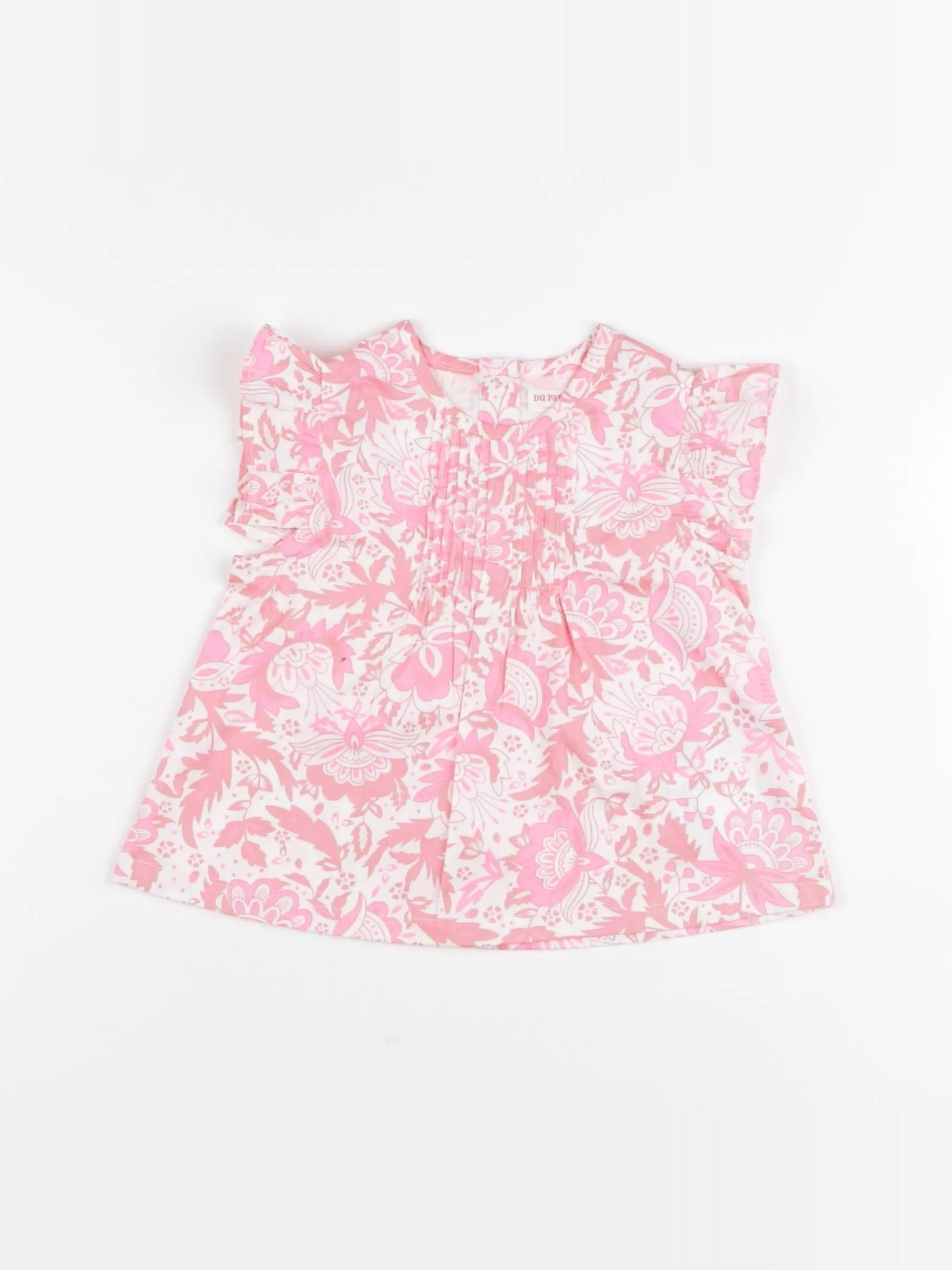 DPAM - blouse rose - 6 mois
