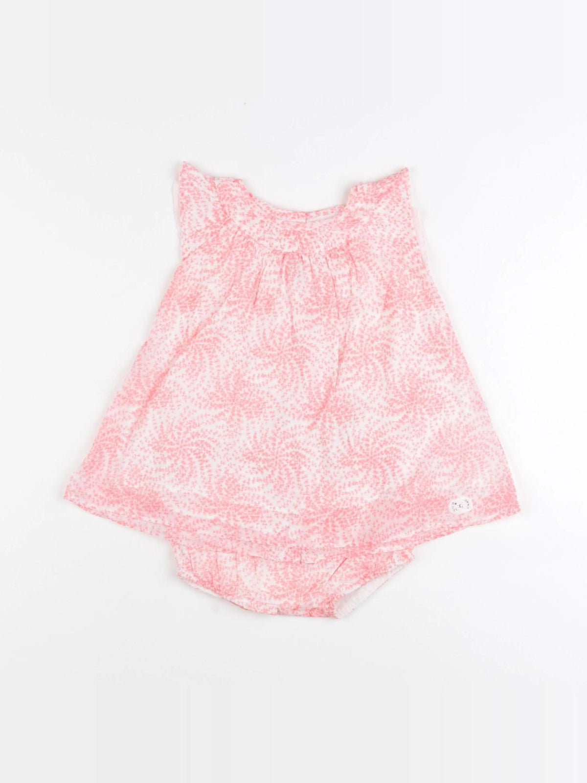 Absorba - robe orange fluo - 6 mois