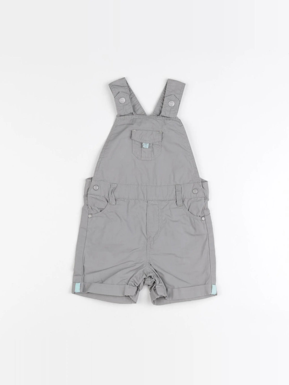 Obaïbi - salopette gris - 6 mois