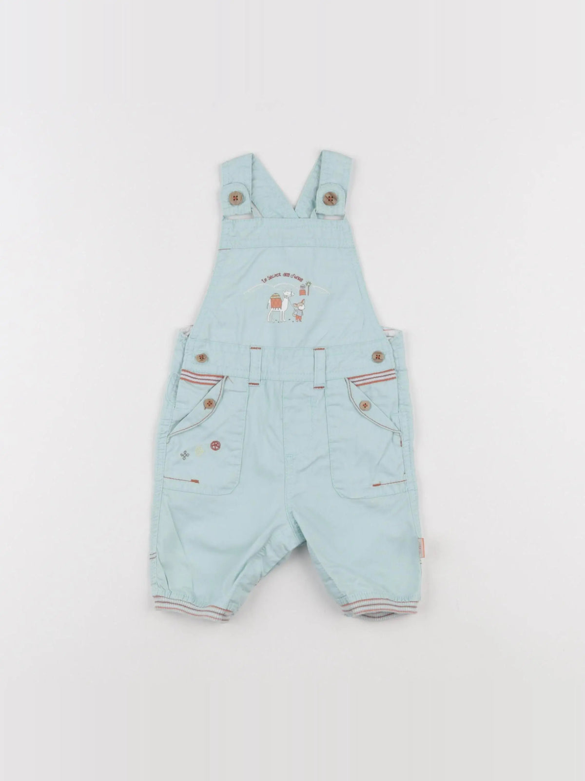 Sergent Major - salopette bleu - 6 mois