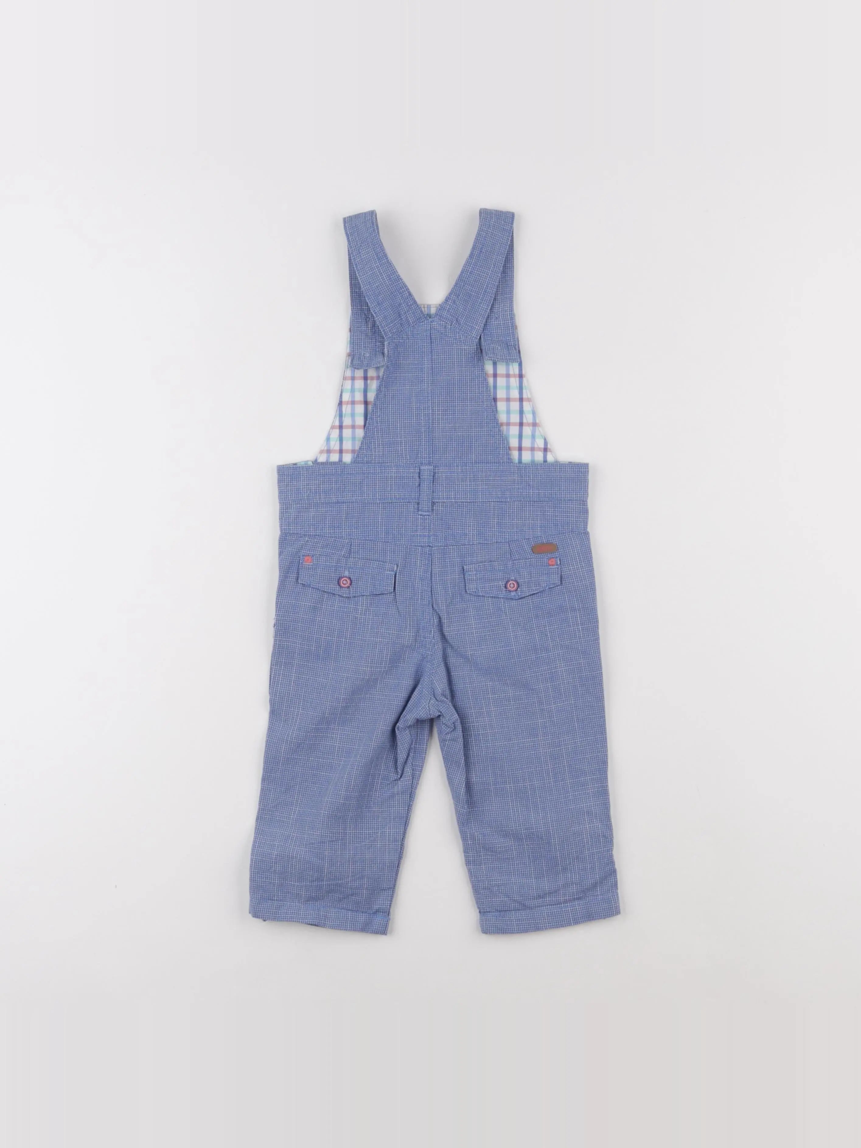 Sergent Major - salopette bleu - 12 mois