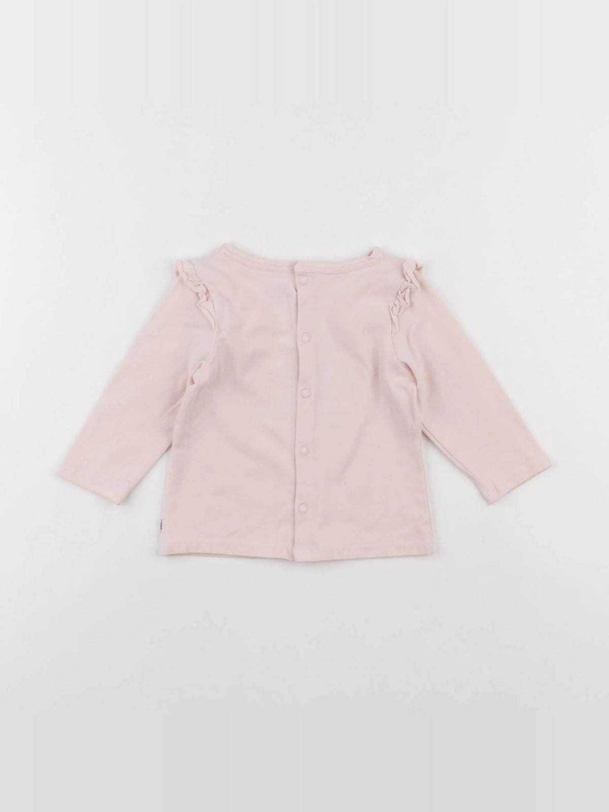 Obaïbi - tee-shirt rose - 6 mois