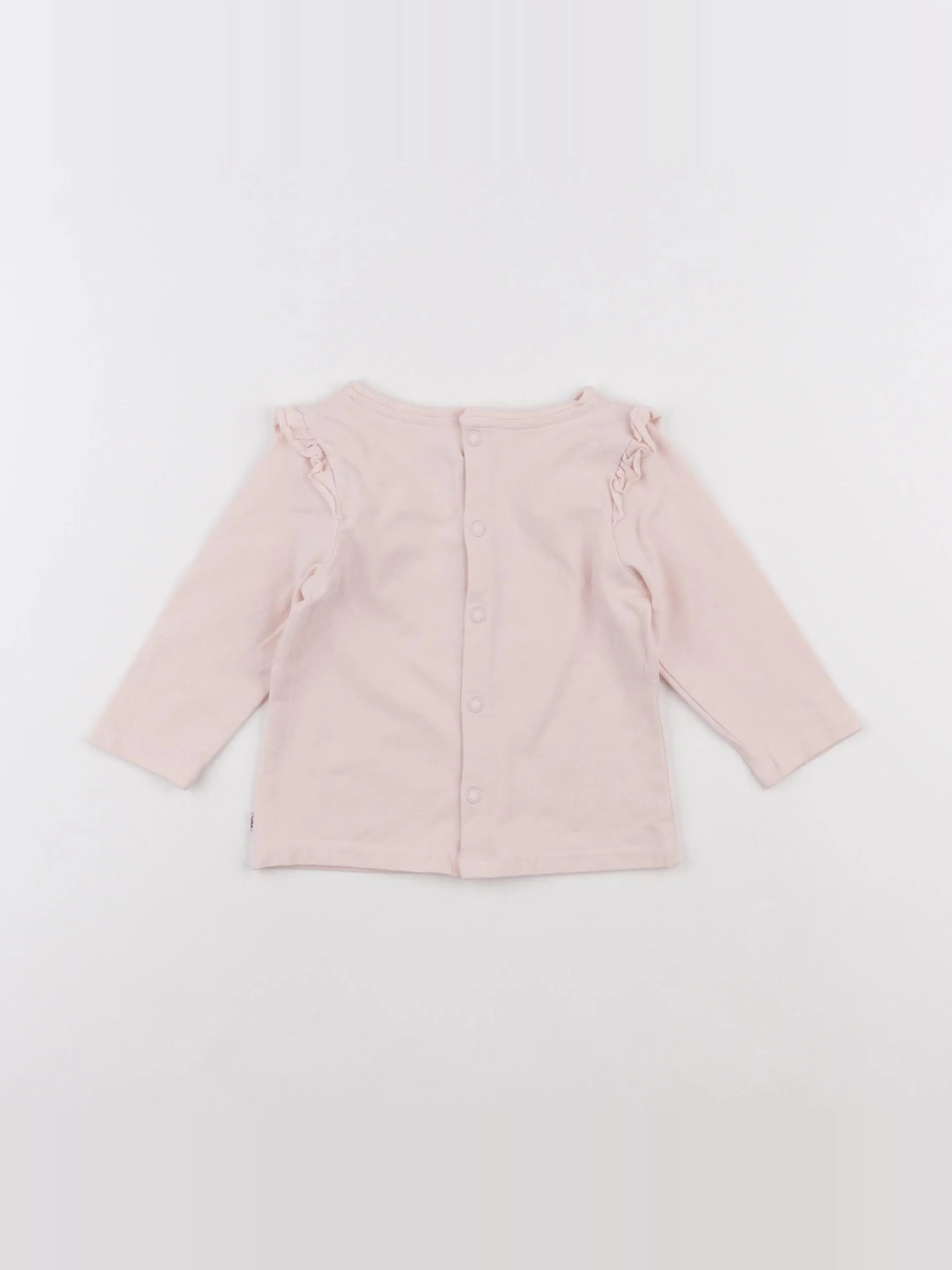 Obaïbi - tee-shirt rose - 6 mois