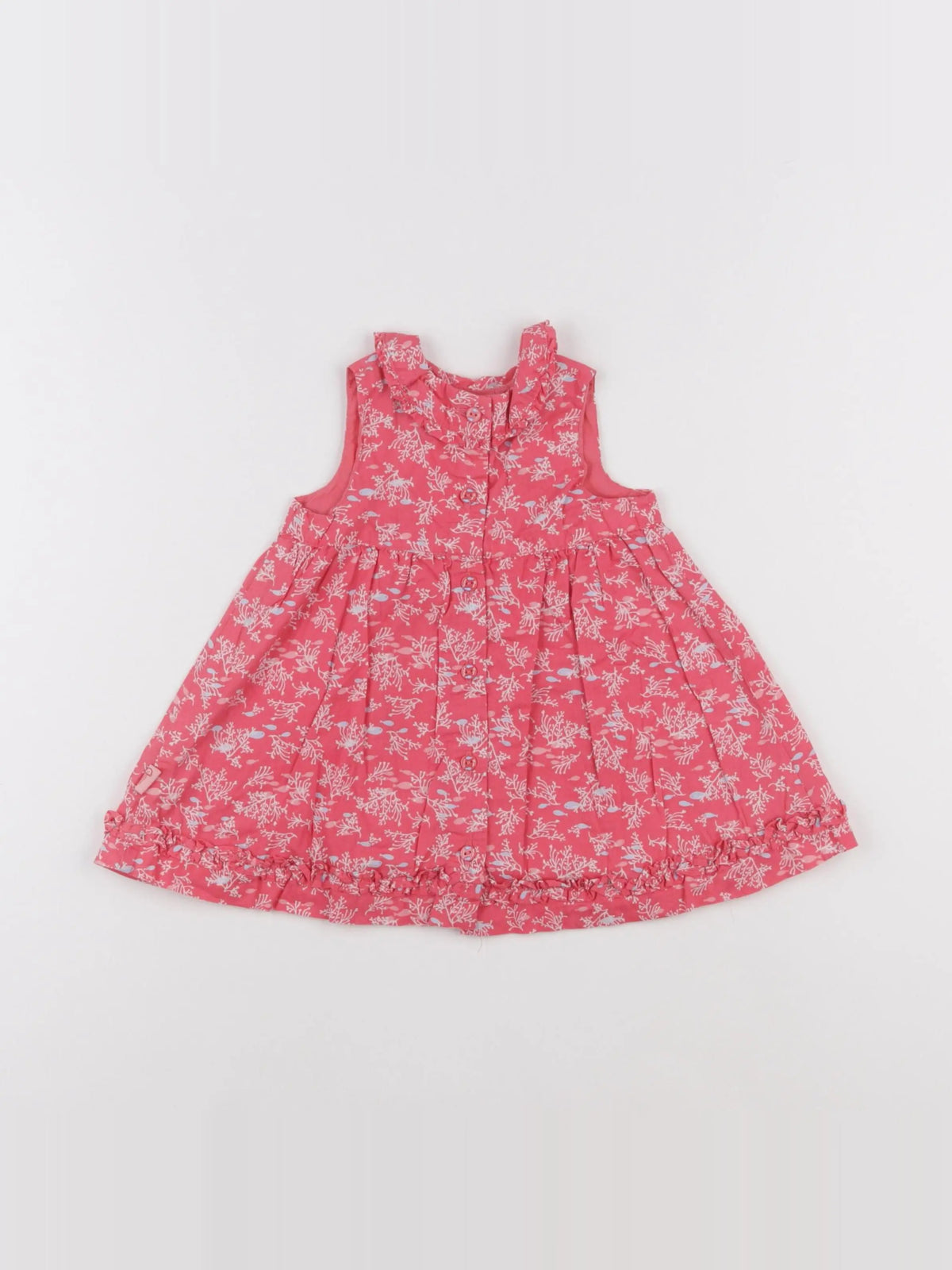 Sergent Major - robe rose - 6 mois