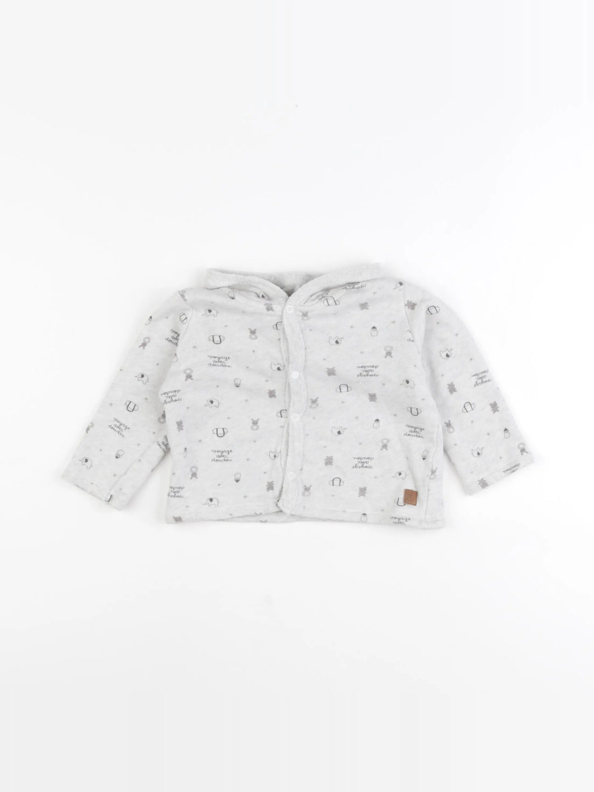 Absorba - sweat gris - 6 mois