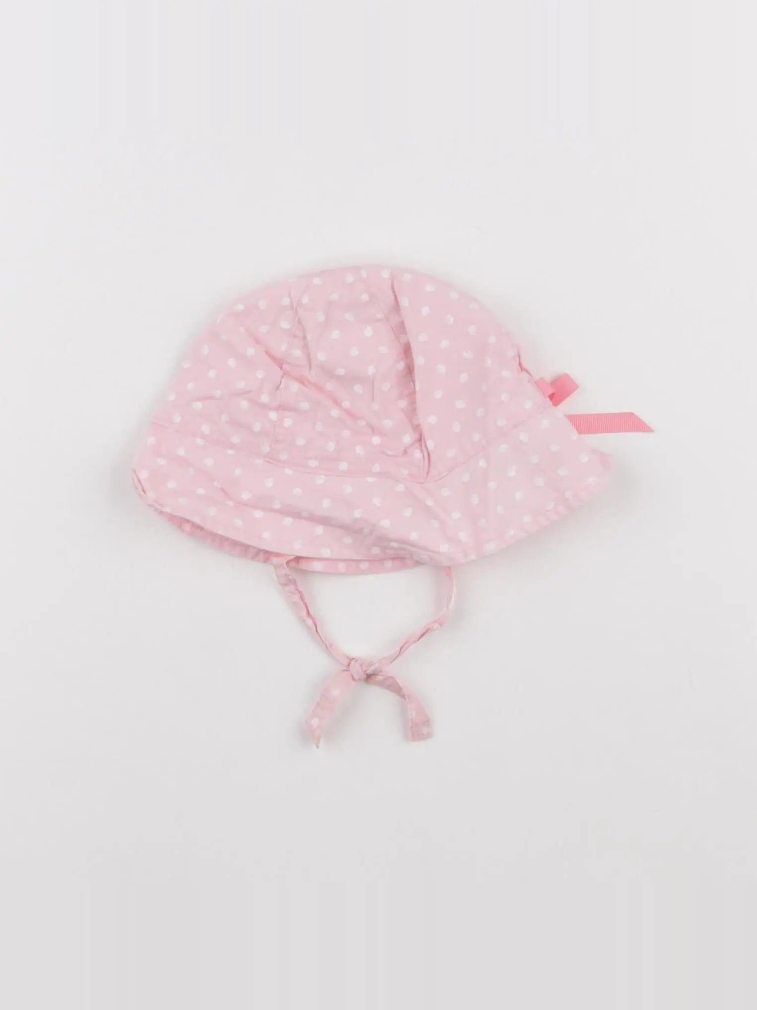Obaïbi - chapeau blanc, rose - 12 mois