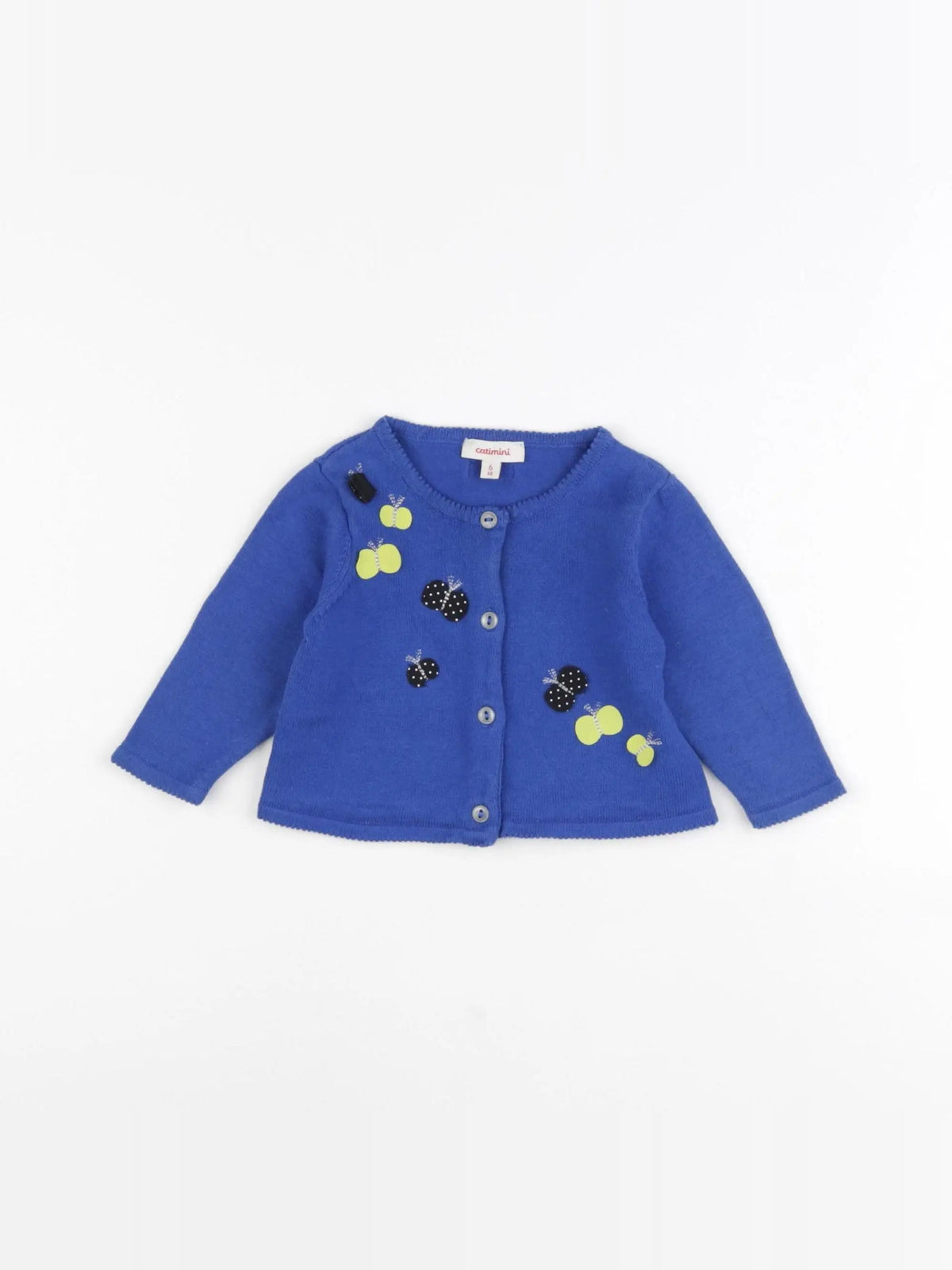 Catimini - gilet bleu - 6 mois
