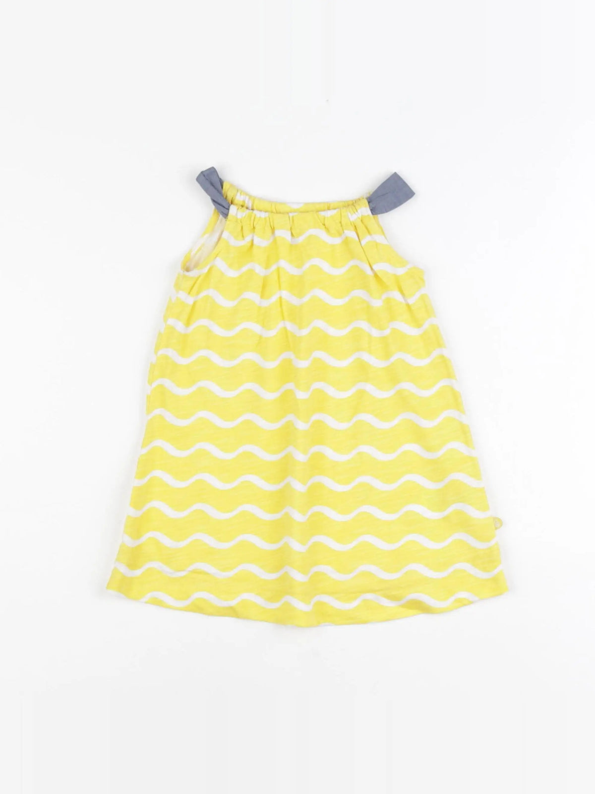 Obaïbi - robe blanc, jaune - 9 mois