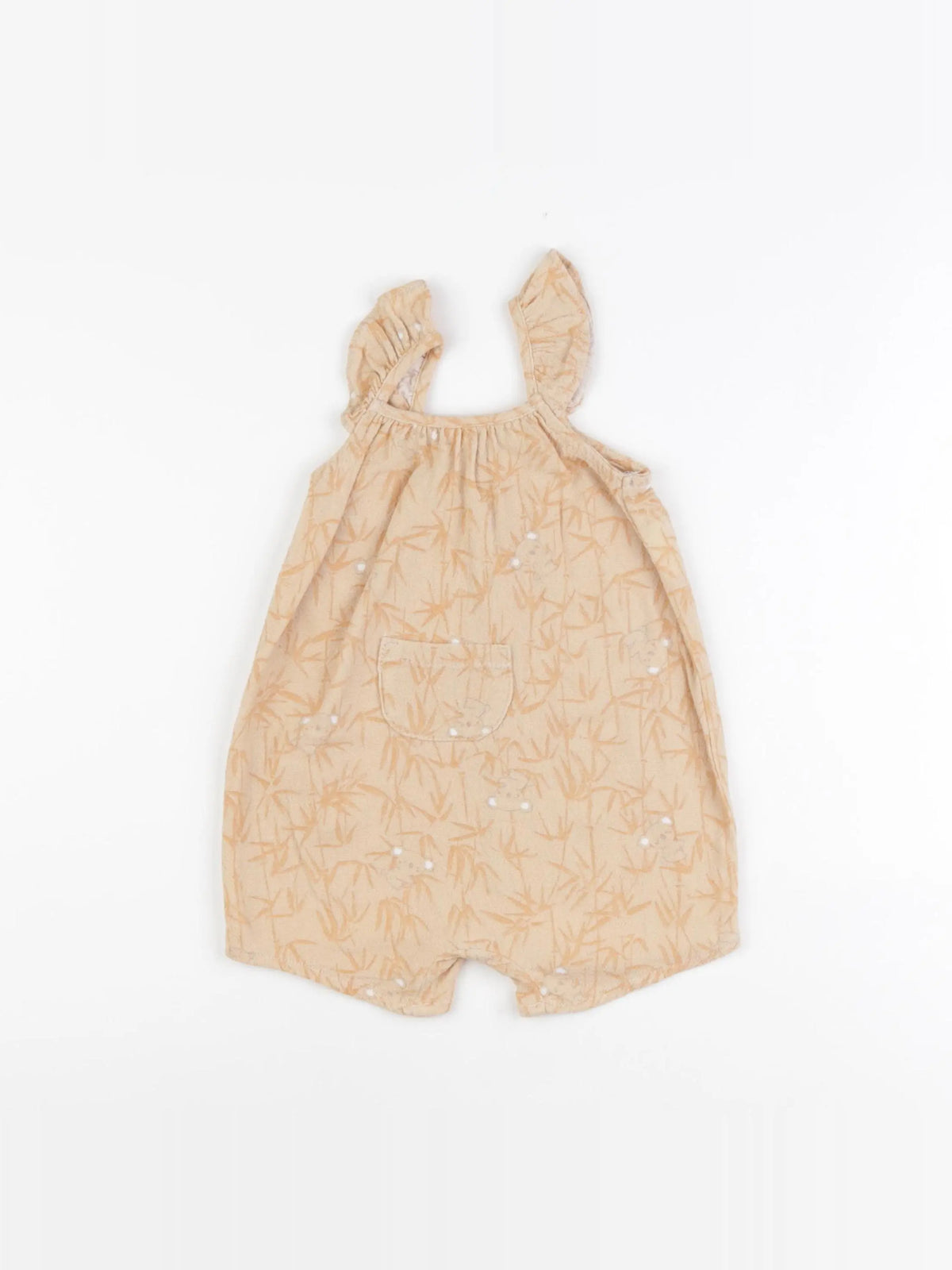 Benetton - combinaison marron - 3/6 mois