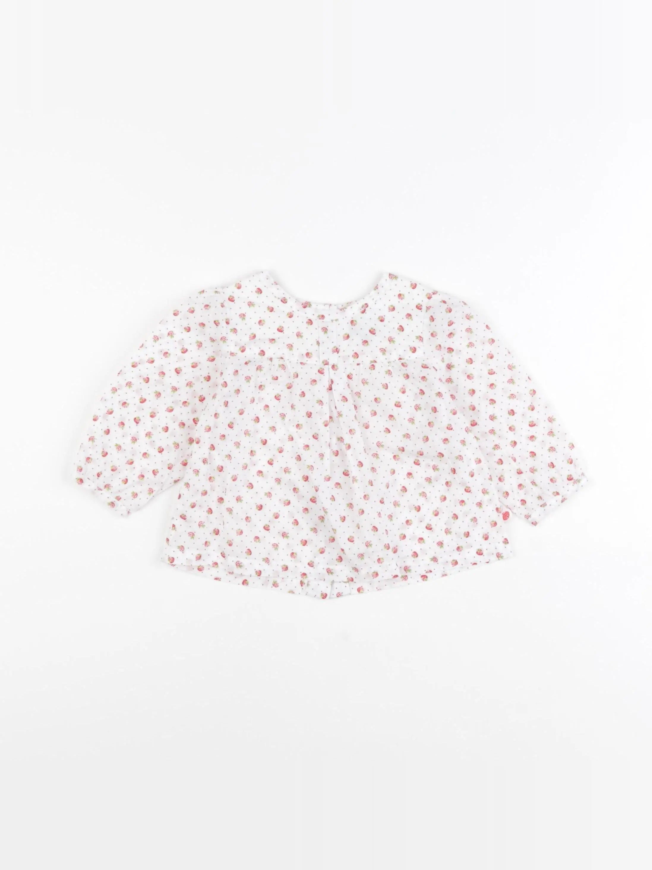 Sergent Major - blouse rouge - 6 mois