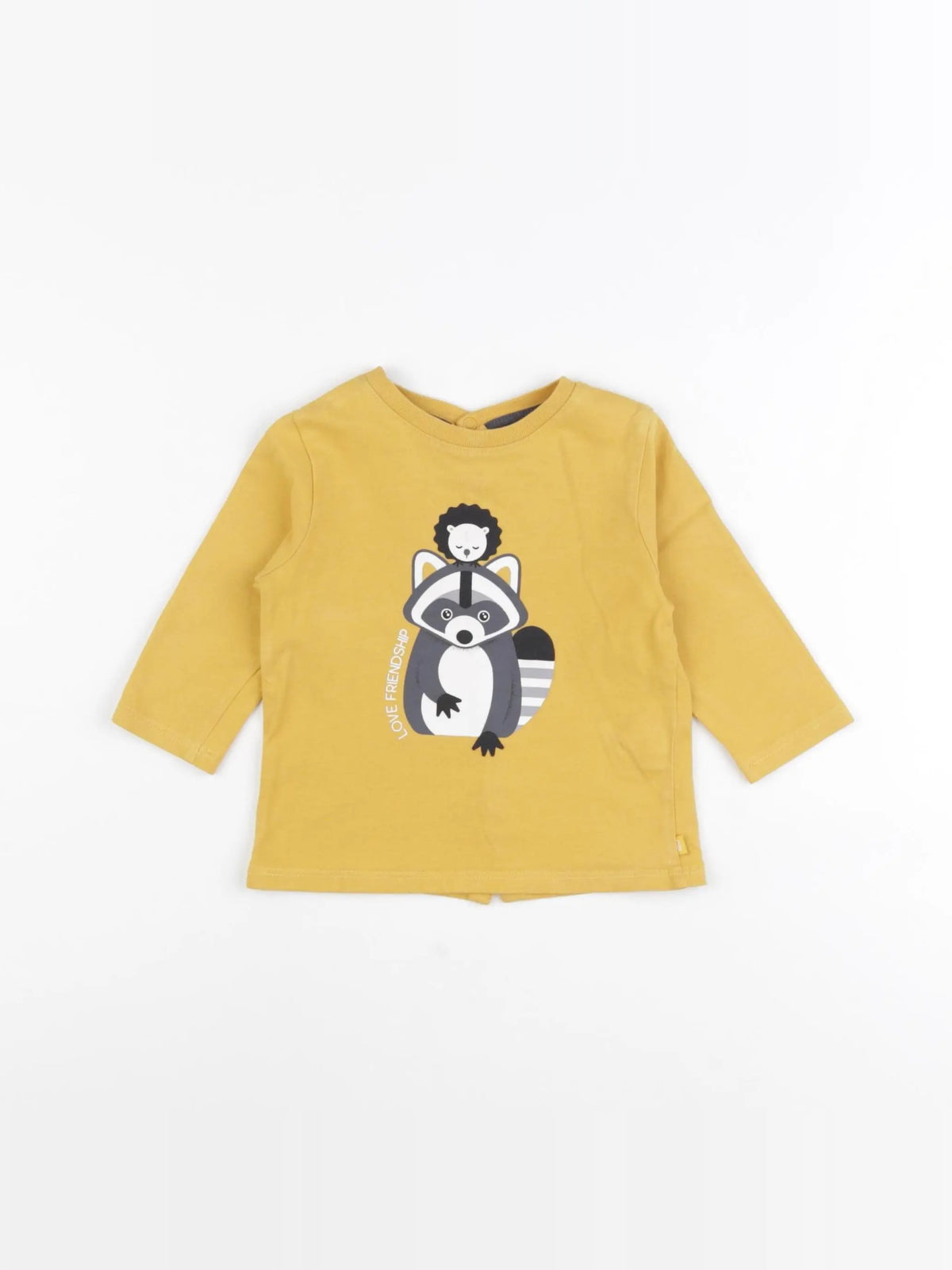 Obaïbi - tee-shirt jaune - 6 mois