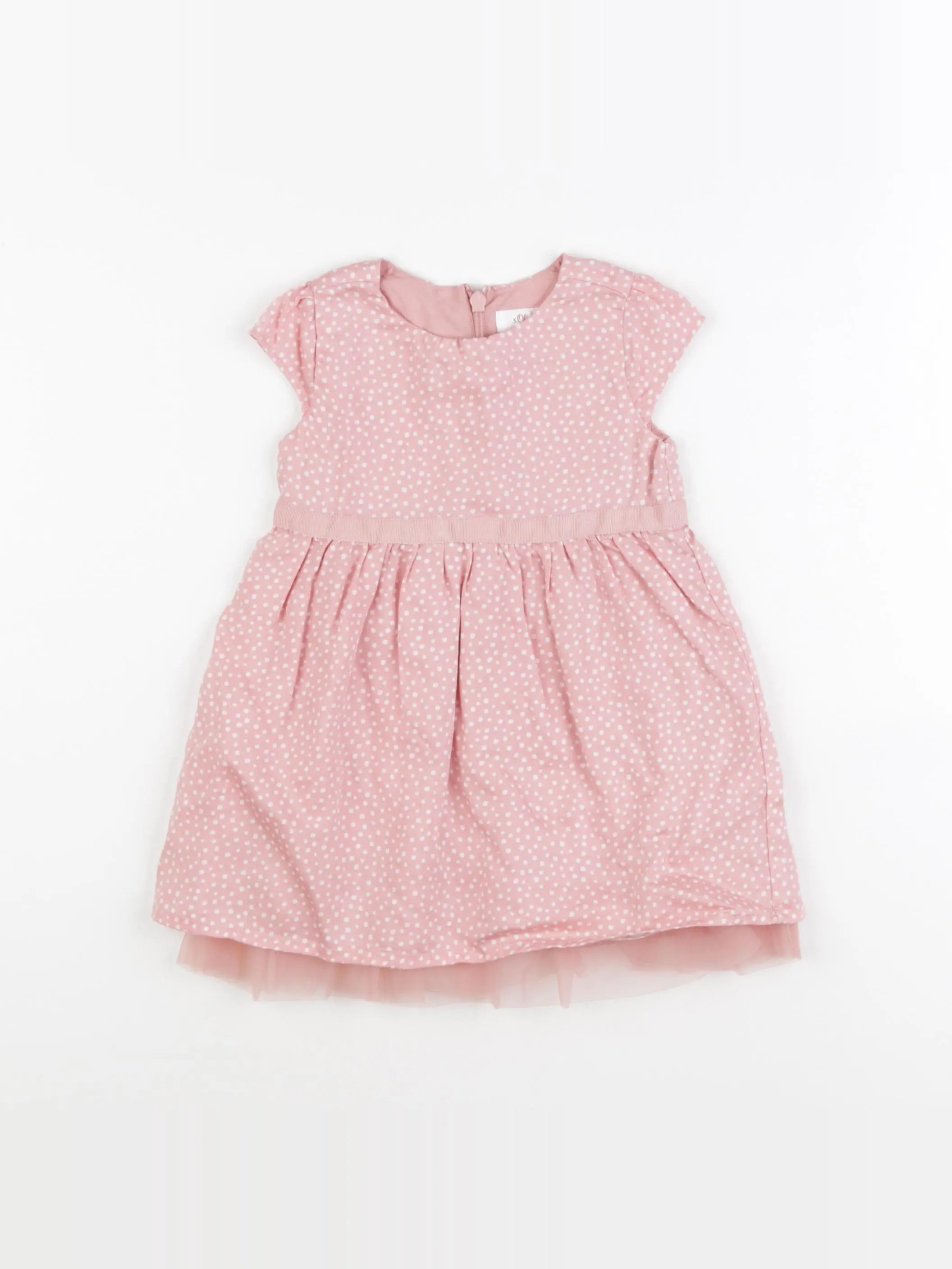 s.Oliver - robe rose - 12 mois