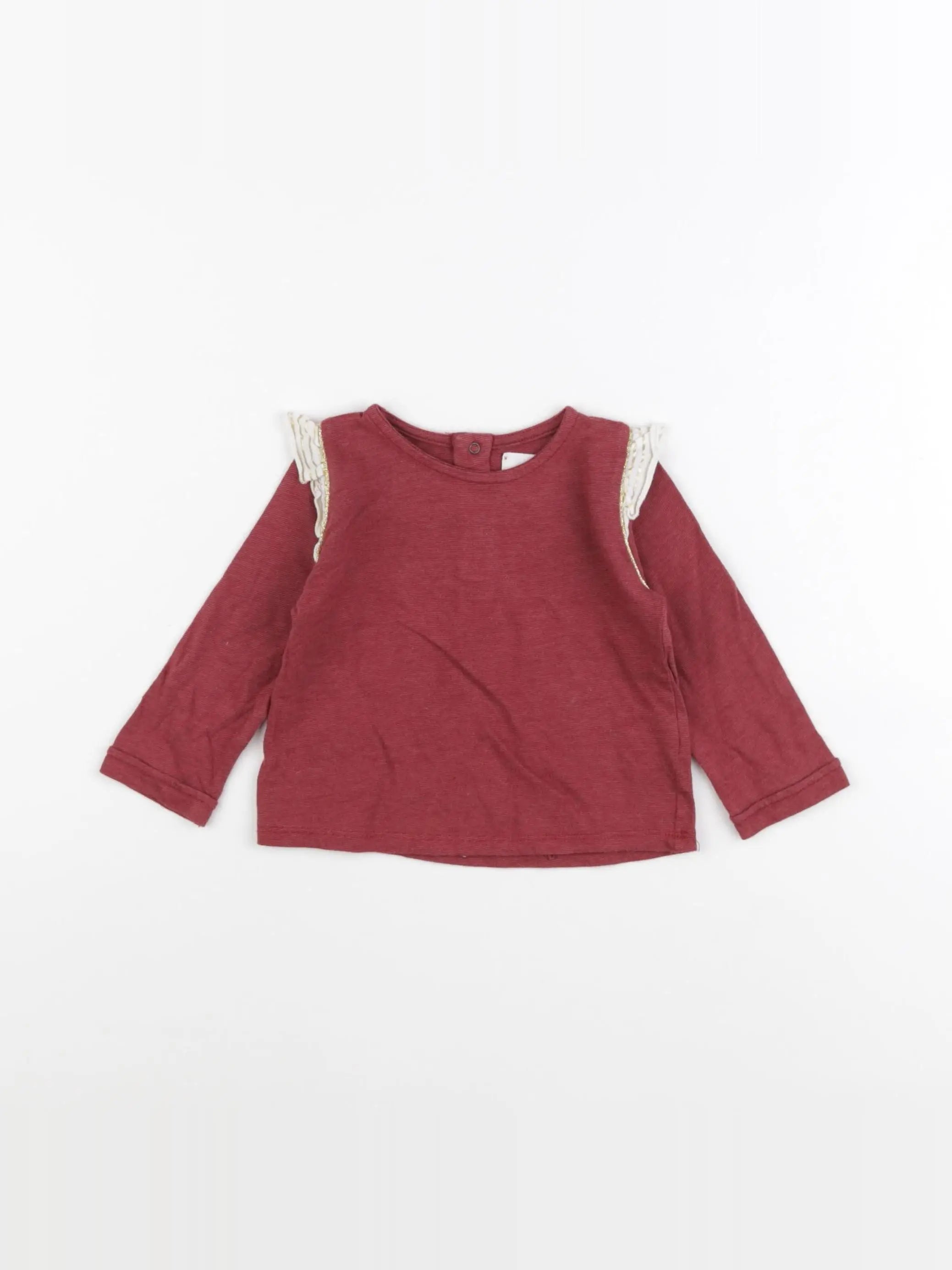 Blune - tee-shirt rouge - 12 mois