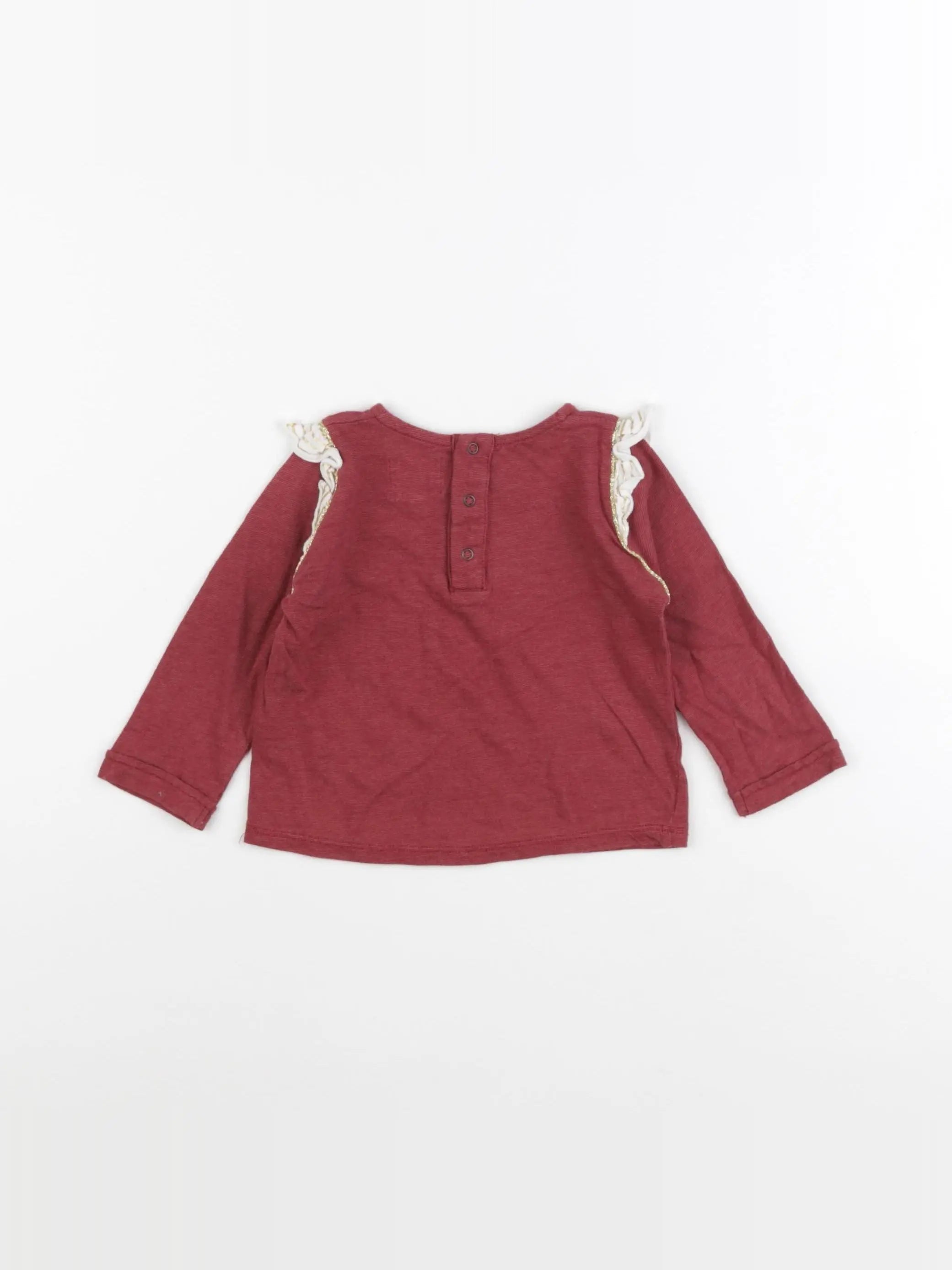 Blune - tee-shirt rouge - 12 mois