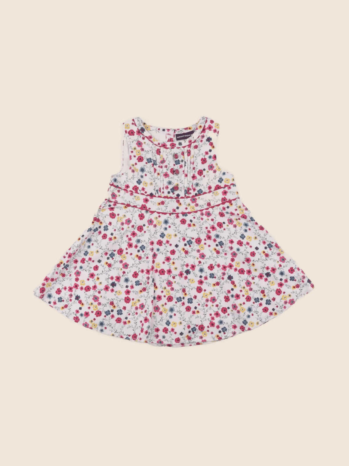 Sergent Major - robe multicolore - 6 mois
