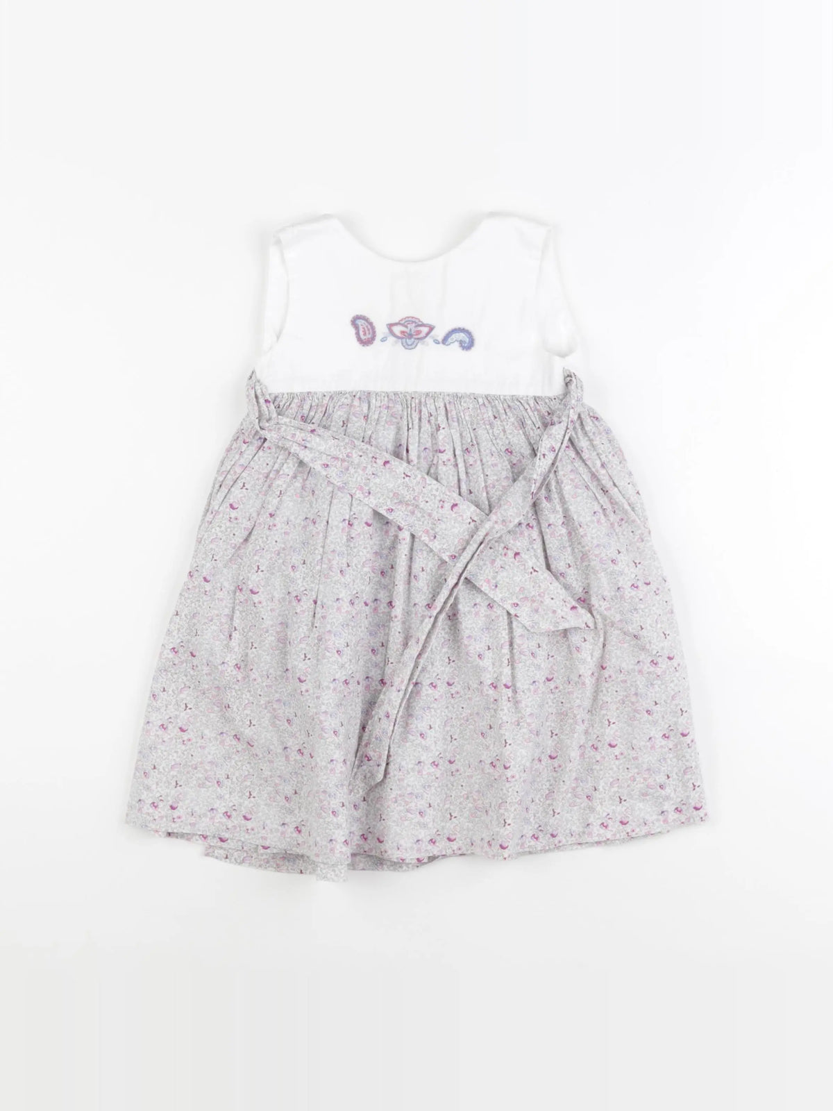 Acanthe - robe multicolore - 12 mois