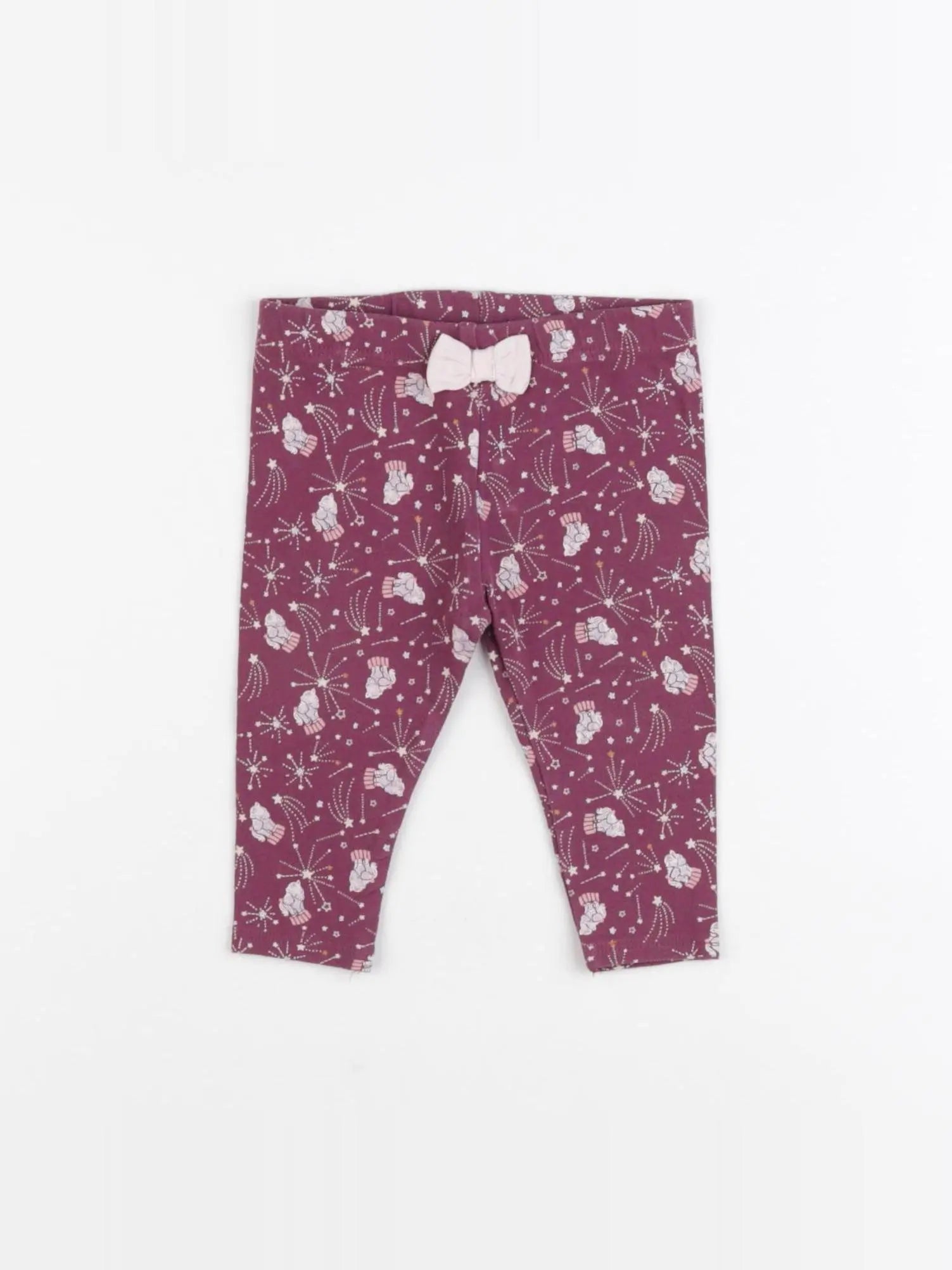 Sergent Major - legging violet - 3 mois