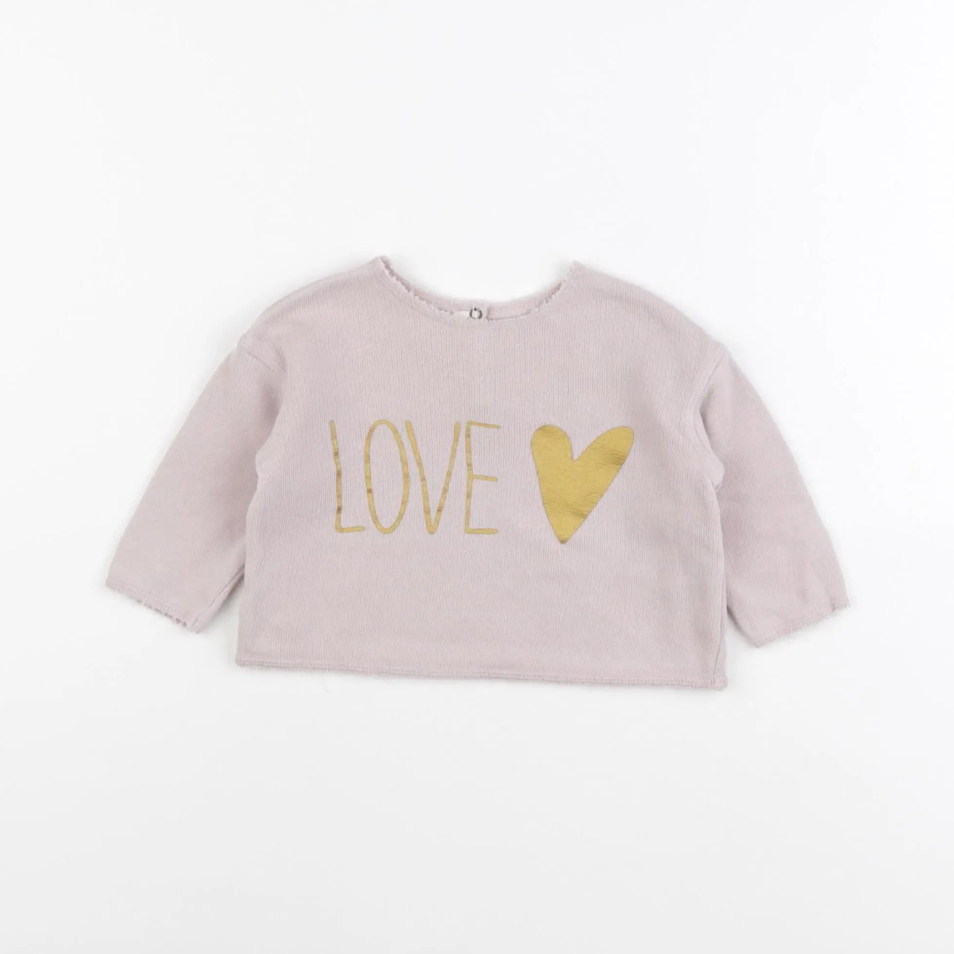 Babe & Tess - pull rose - 6 mois