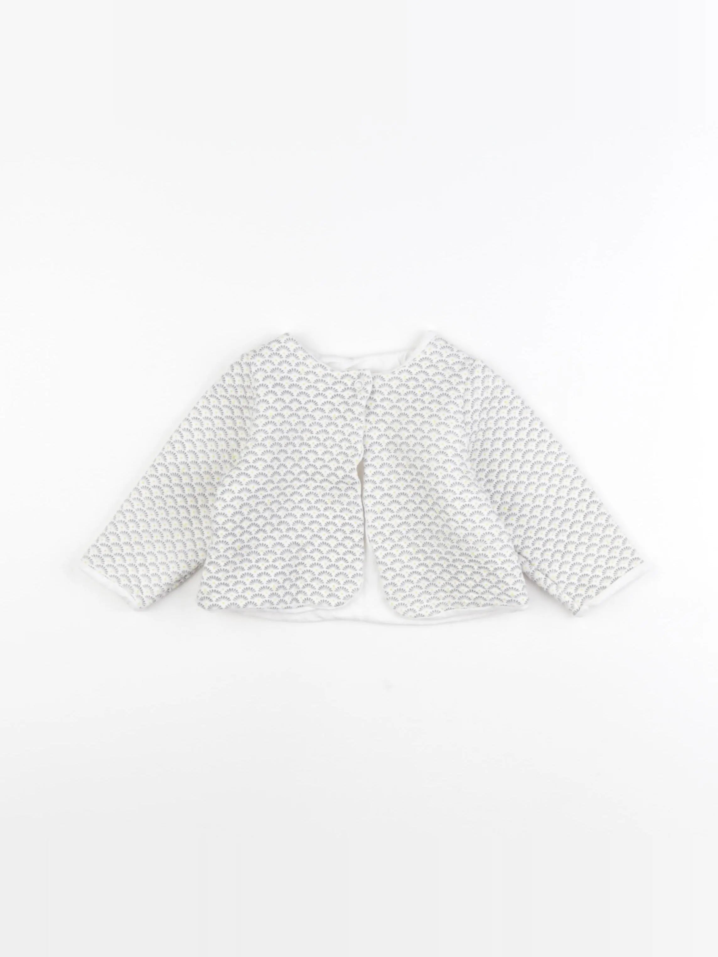 Obaïbi - sweat réversible multicolore - 6 mois