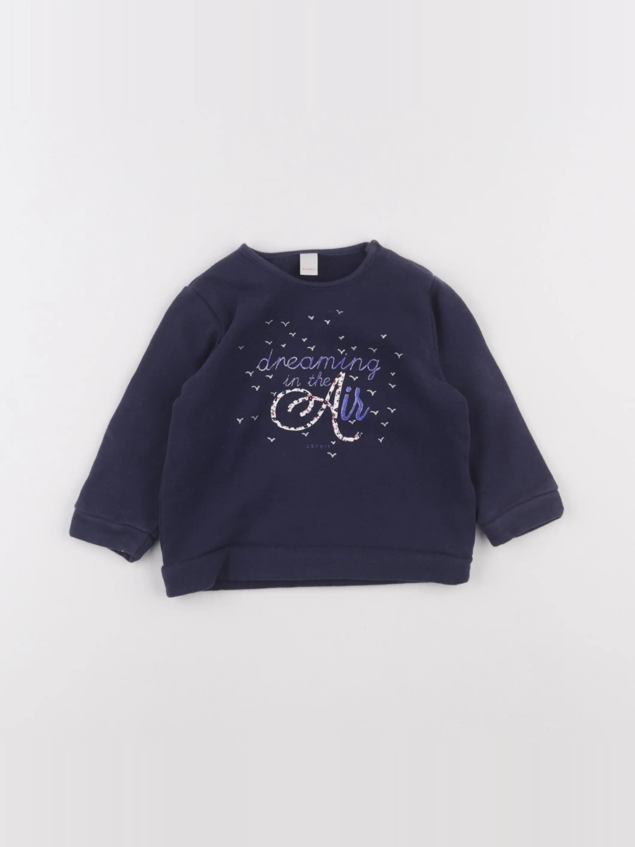 Esprit - sweat bleu - 3 mois