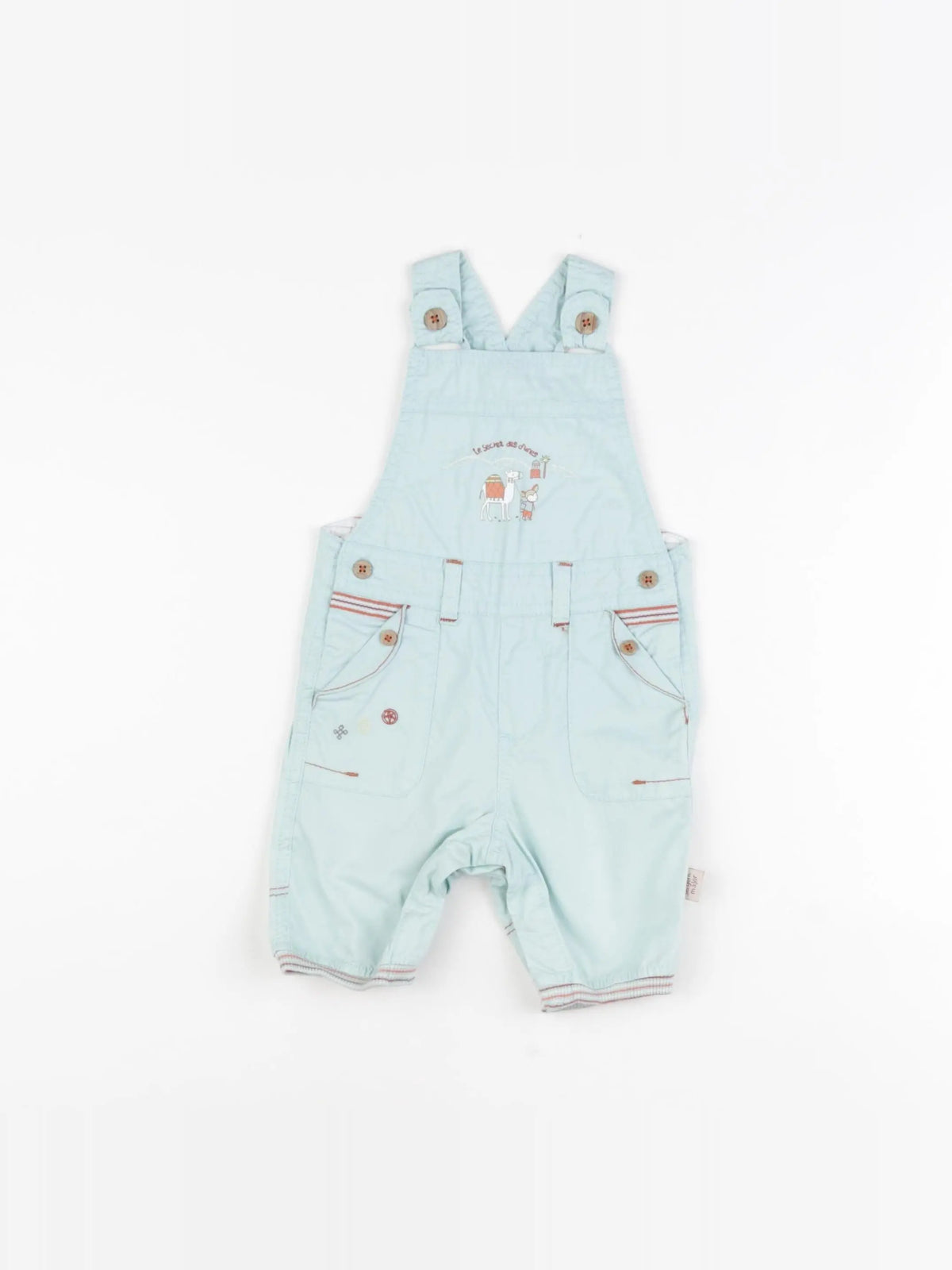 Sergent Major - salopette bleu - 6 mois