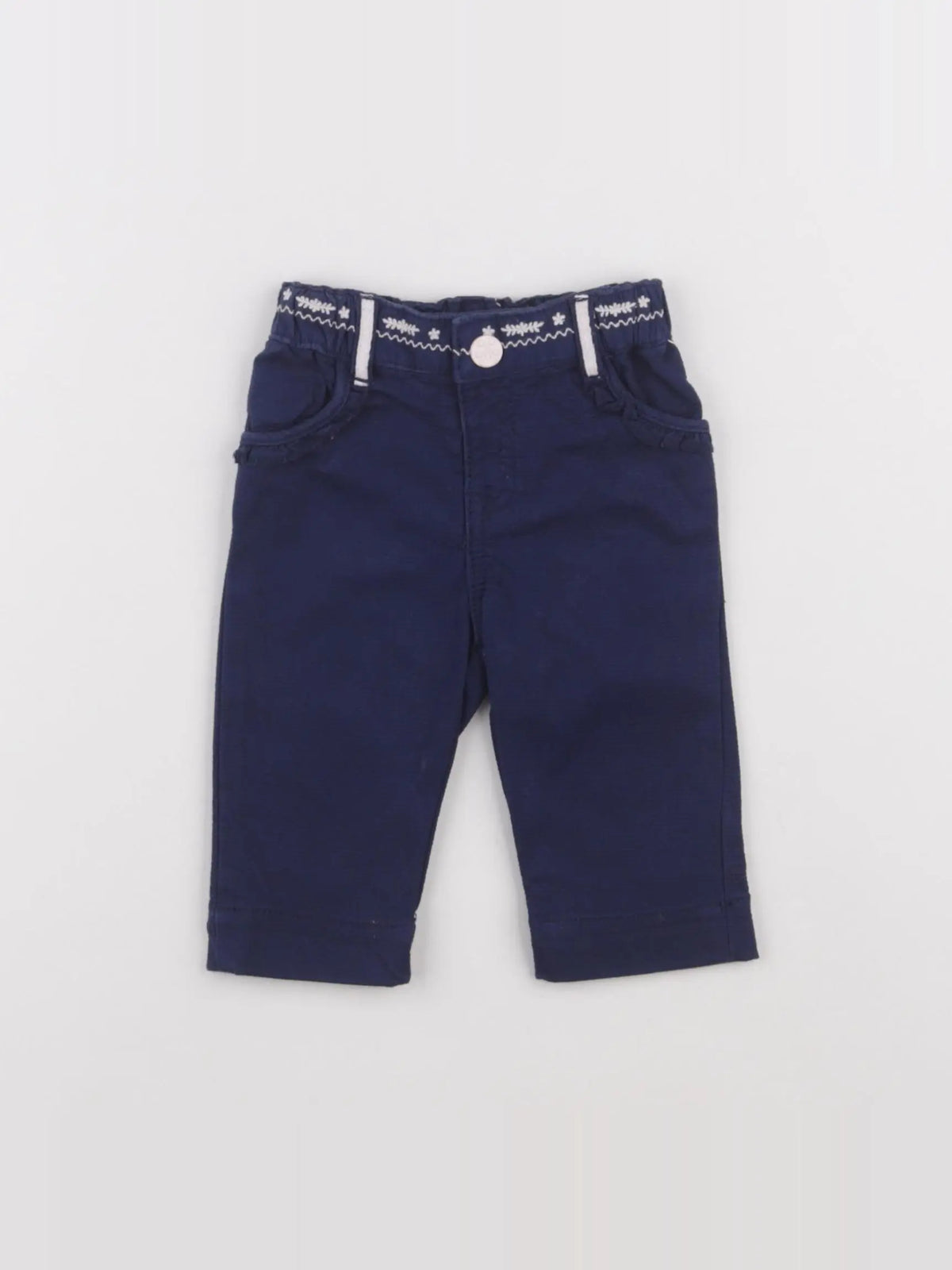 DPAM - pantalon bleu - 3 mois