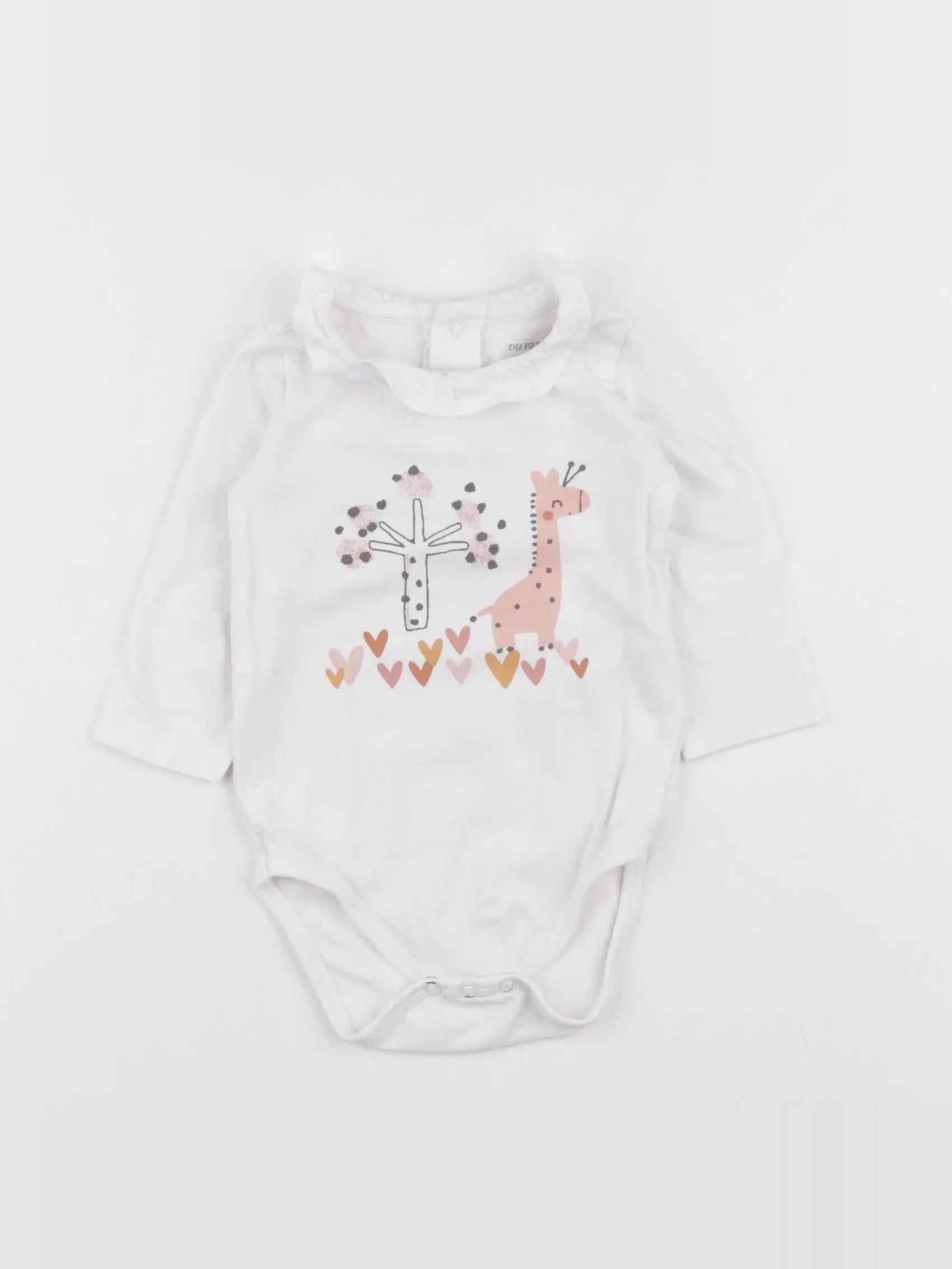 DPAM - body à col blanc - 3 mois