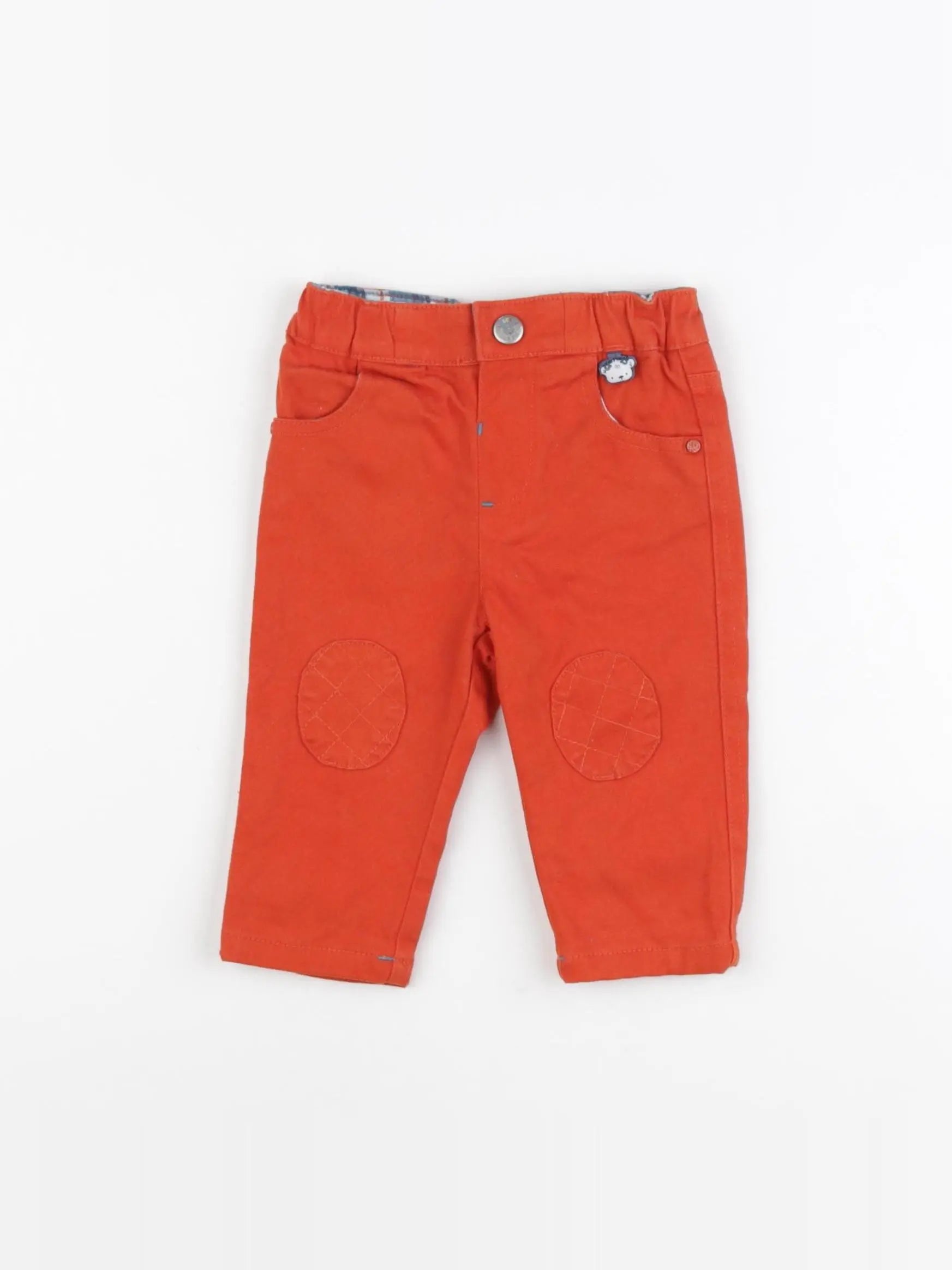 Sergent Major - pantalon orange - 6 mois