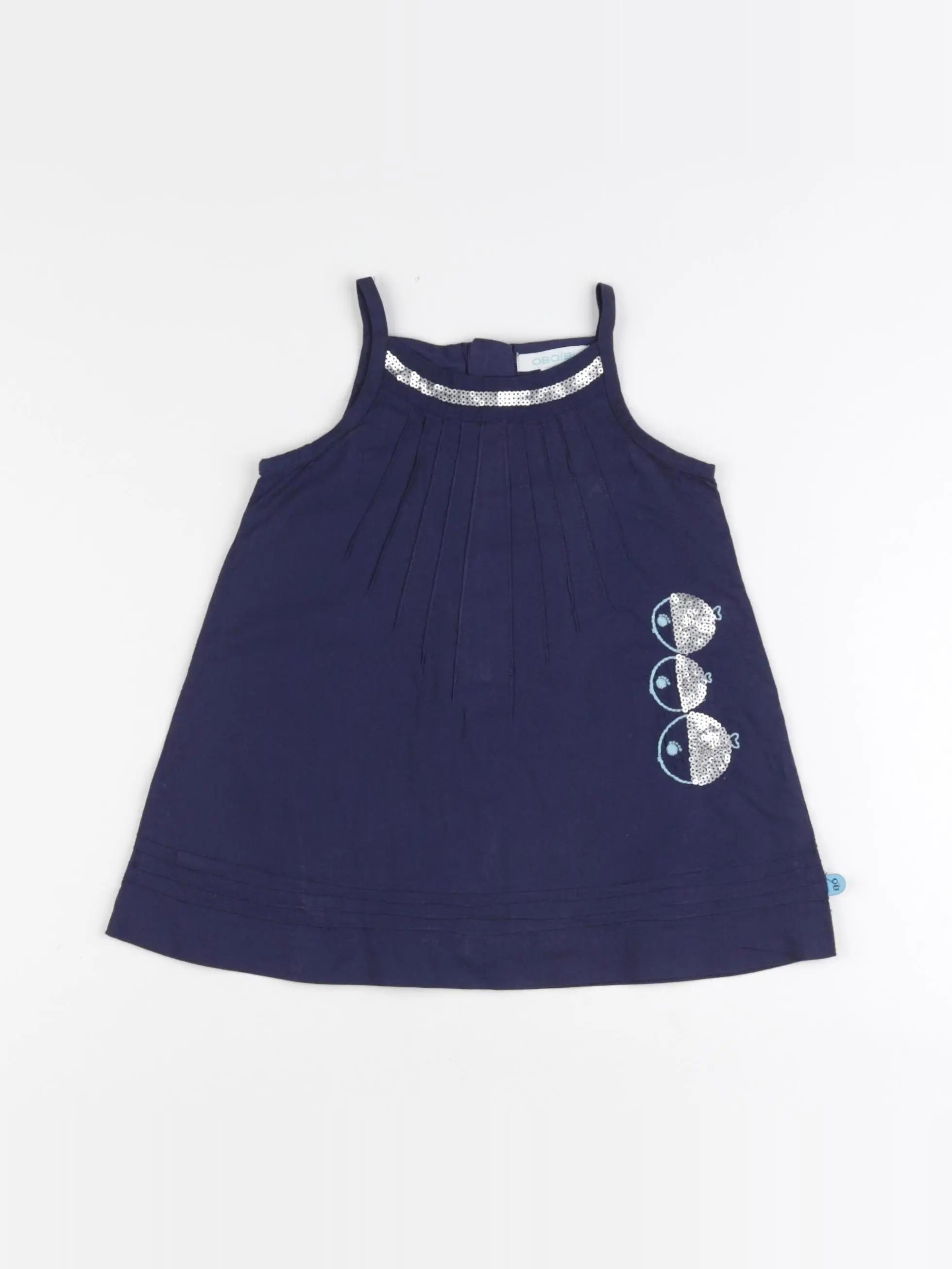 Obaïbi - robe bleu - 6 mois