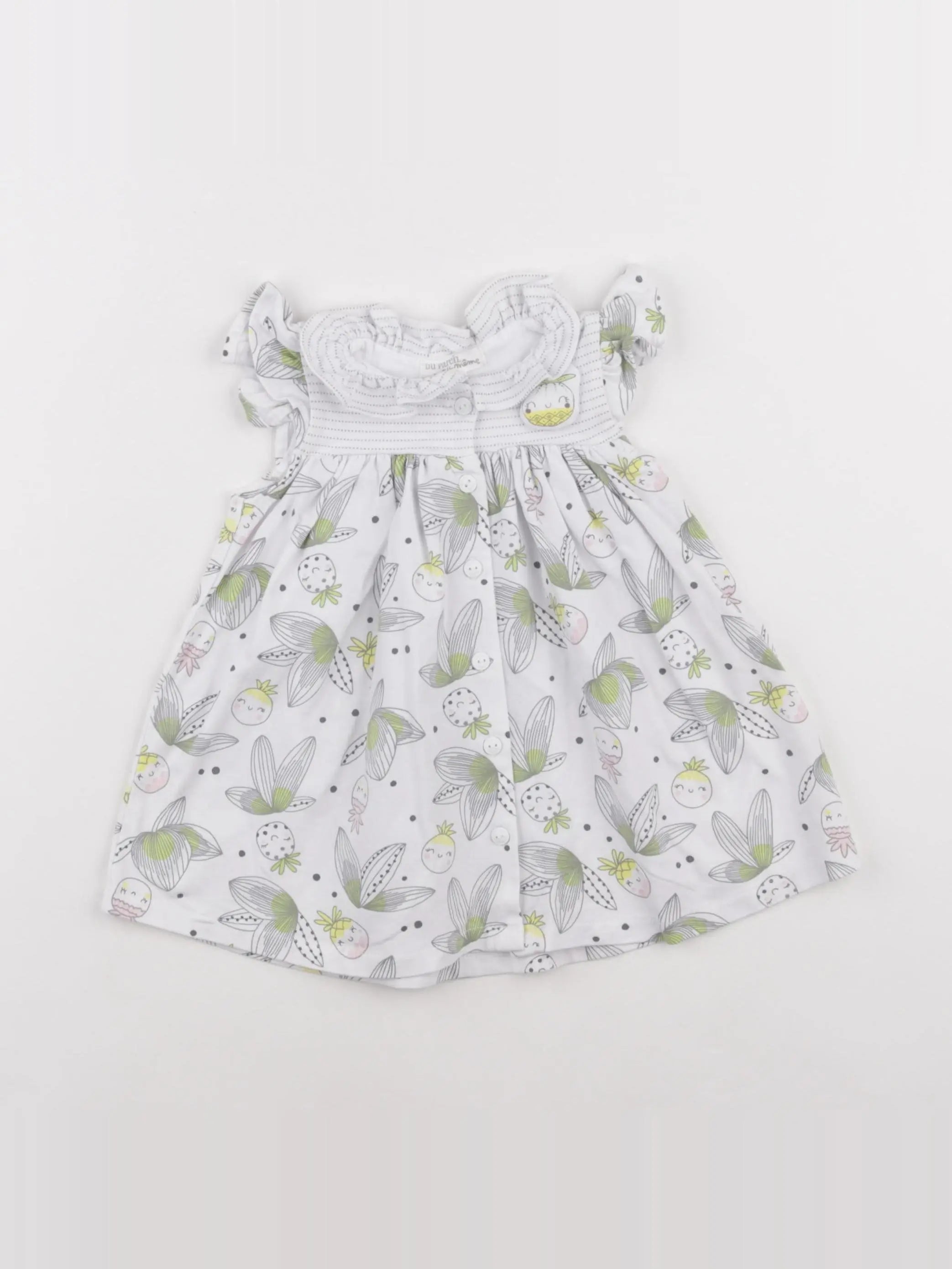 DPAM - robe blanc - 6 mois
