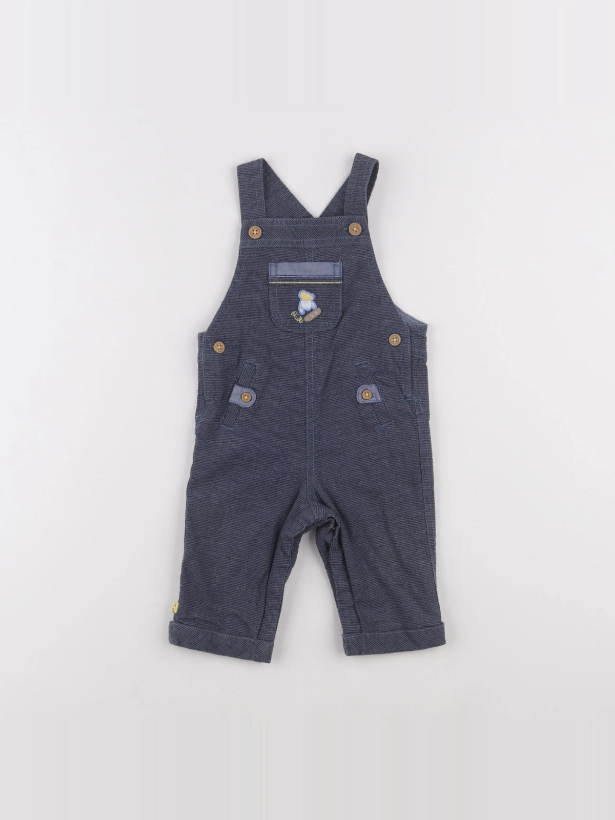 Sergent Major - salopette bleu - 6 mois