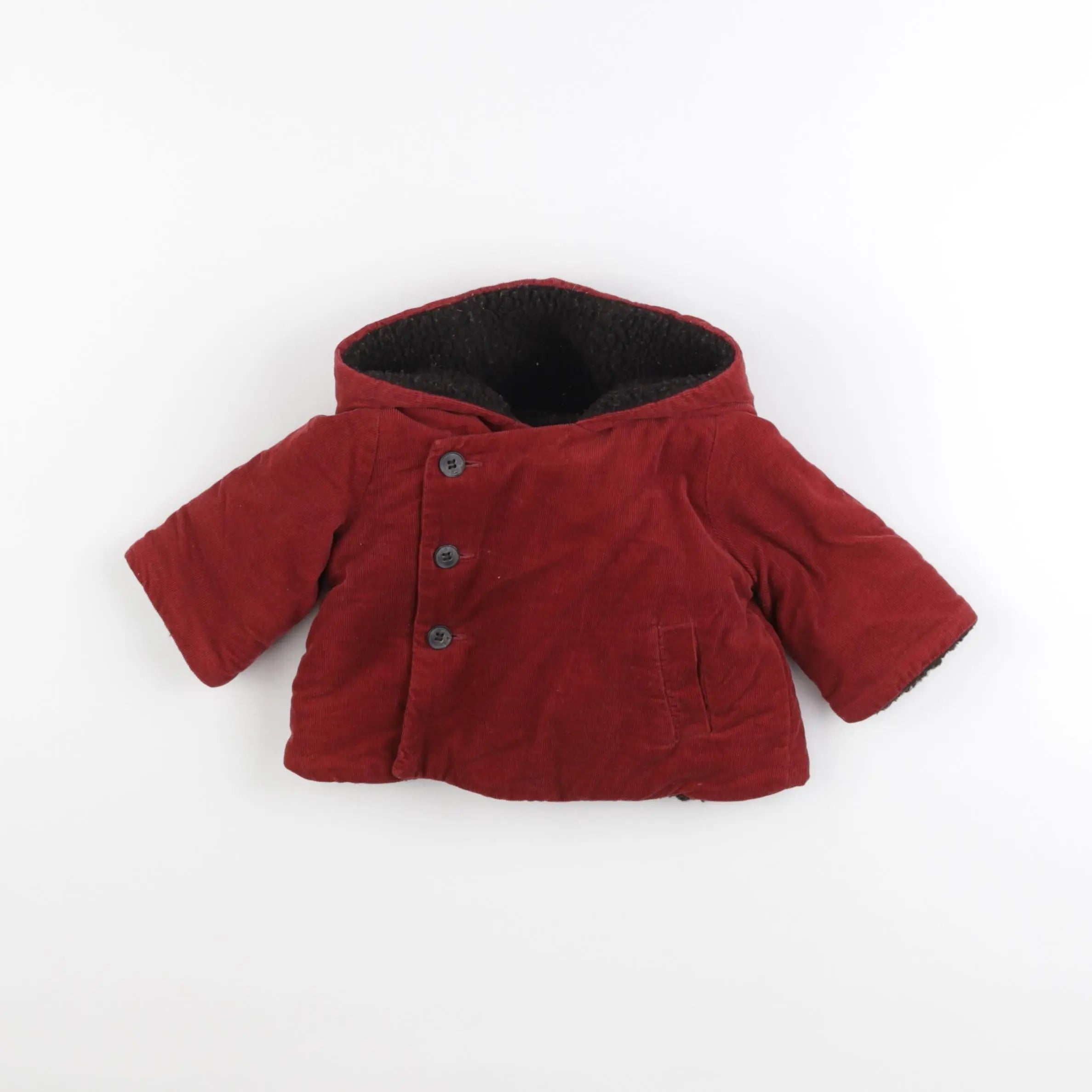 Bonpoint - manteau rouge - 6 mois