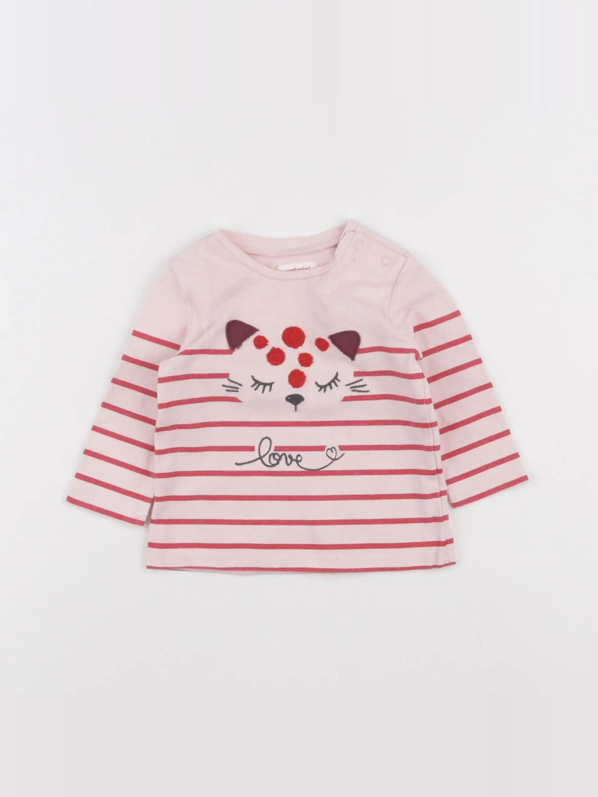 Catimini - tee-shirt rose - 6 mois