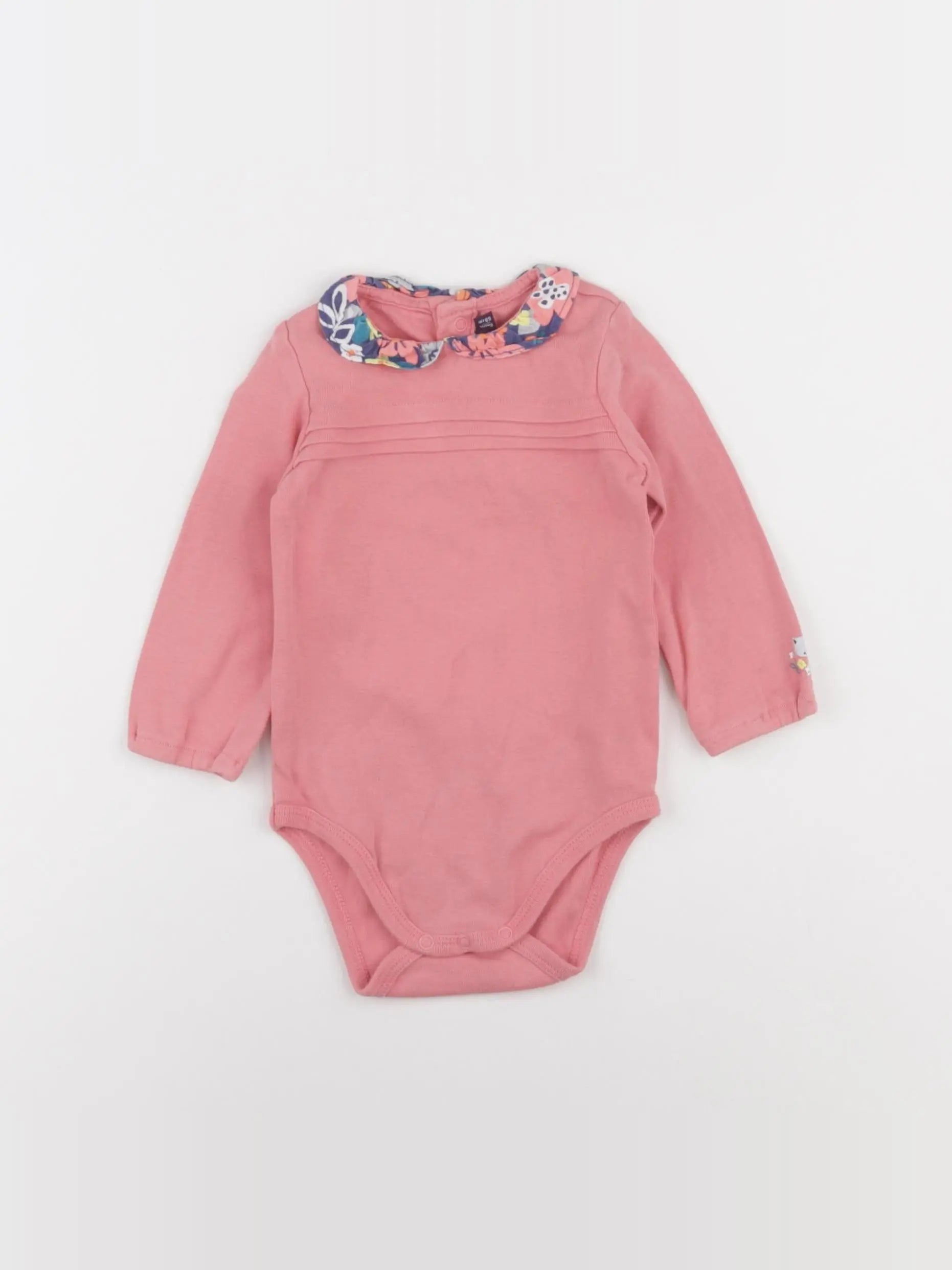 Sergent Major - body à col rose - 6 mois