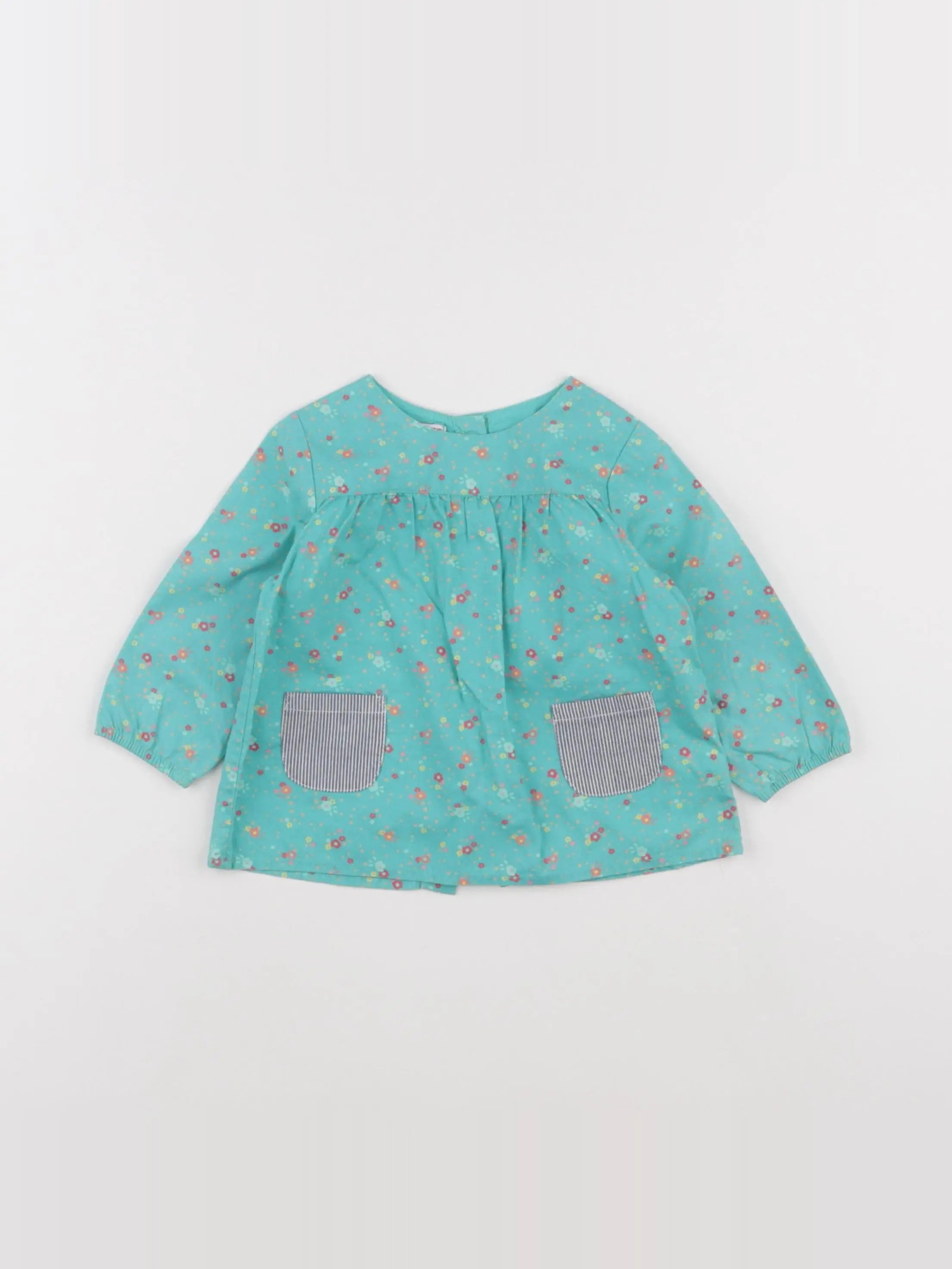 DPAM - blouse vert - 6 mois
