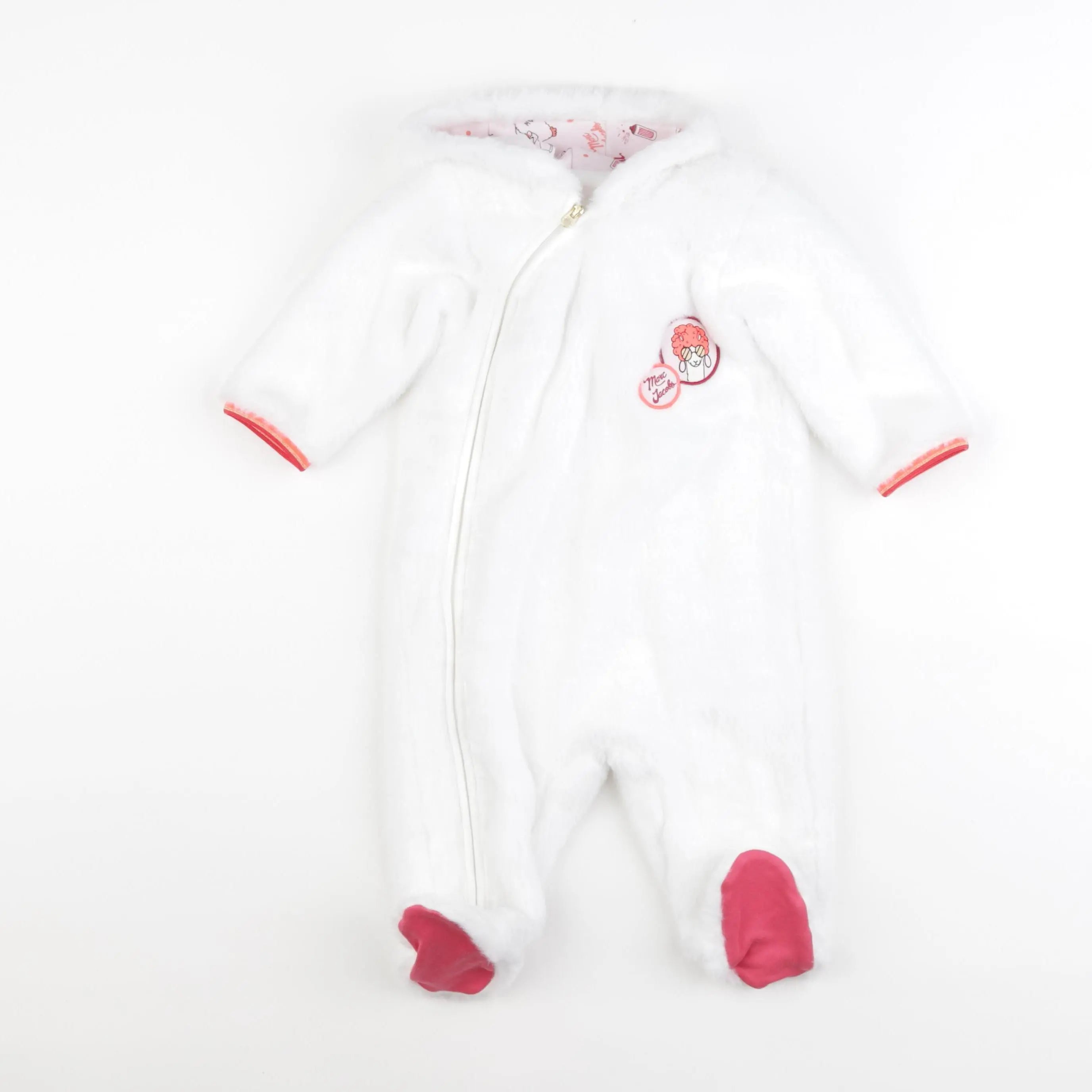 Little marc jacobs - combi-pilote blanc - 9 mois