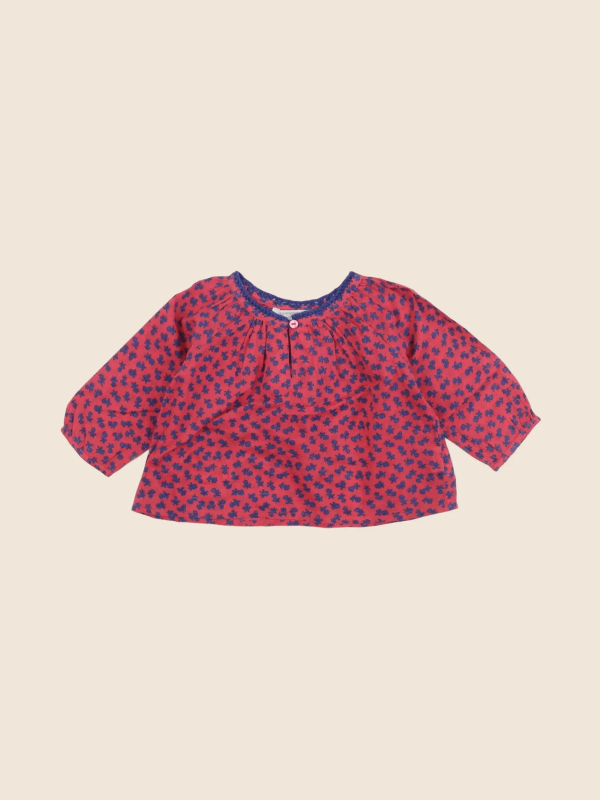 Caramel Baby & Child - blouse bleu, rouge - 3 mois