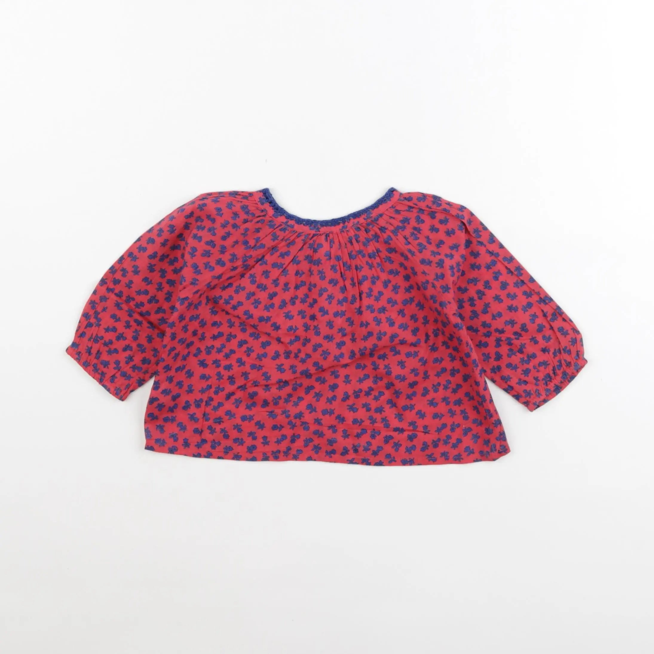 Caramel Baby & Child - blouse bleu, rouge - 3 mois
