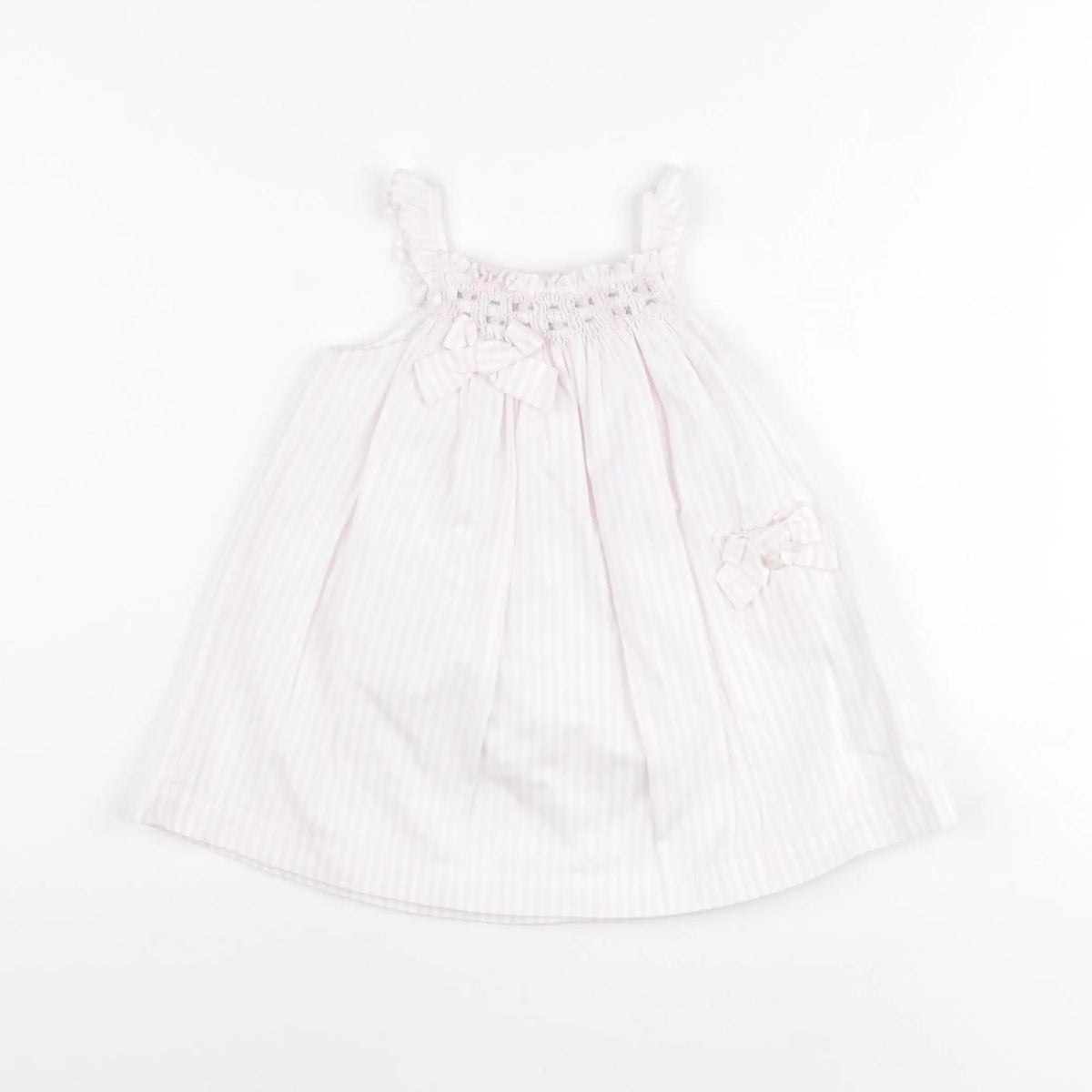 Tartine & Chocolat - robe rose, blanc - 6 mois