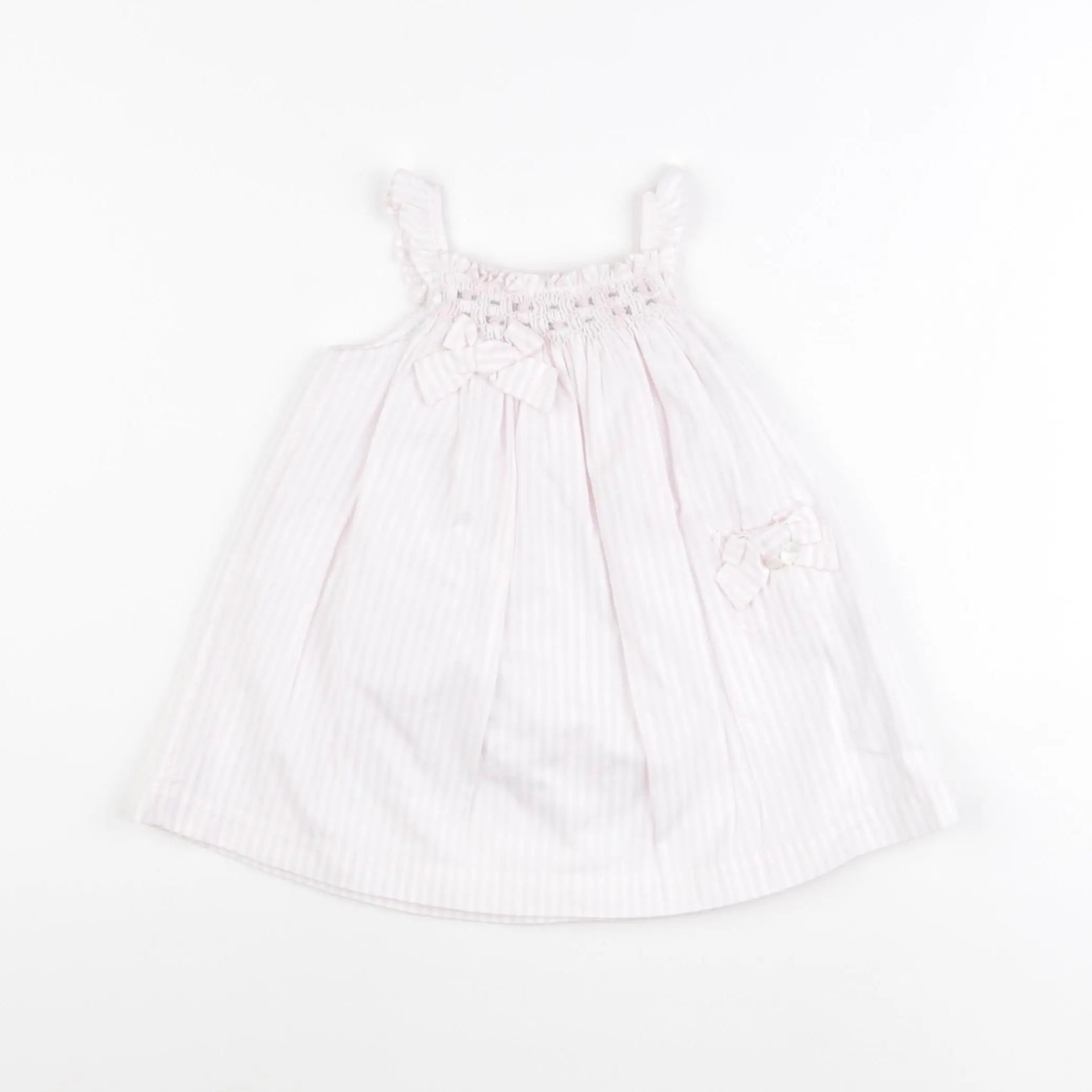 Tartine & Chocolat - robe rose, blanc - 6 mois