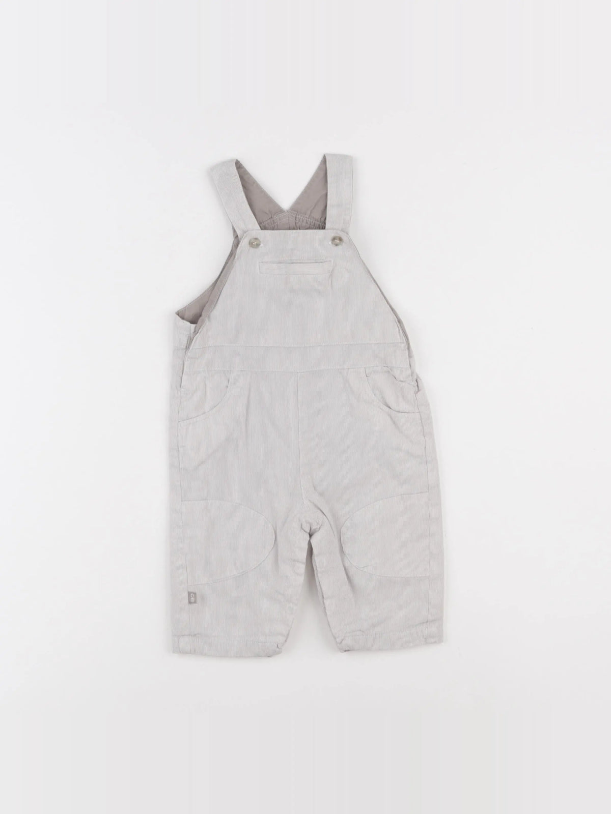 Obaïbi - salopette gris - 6 mois